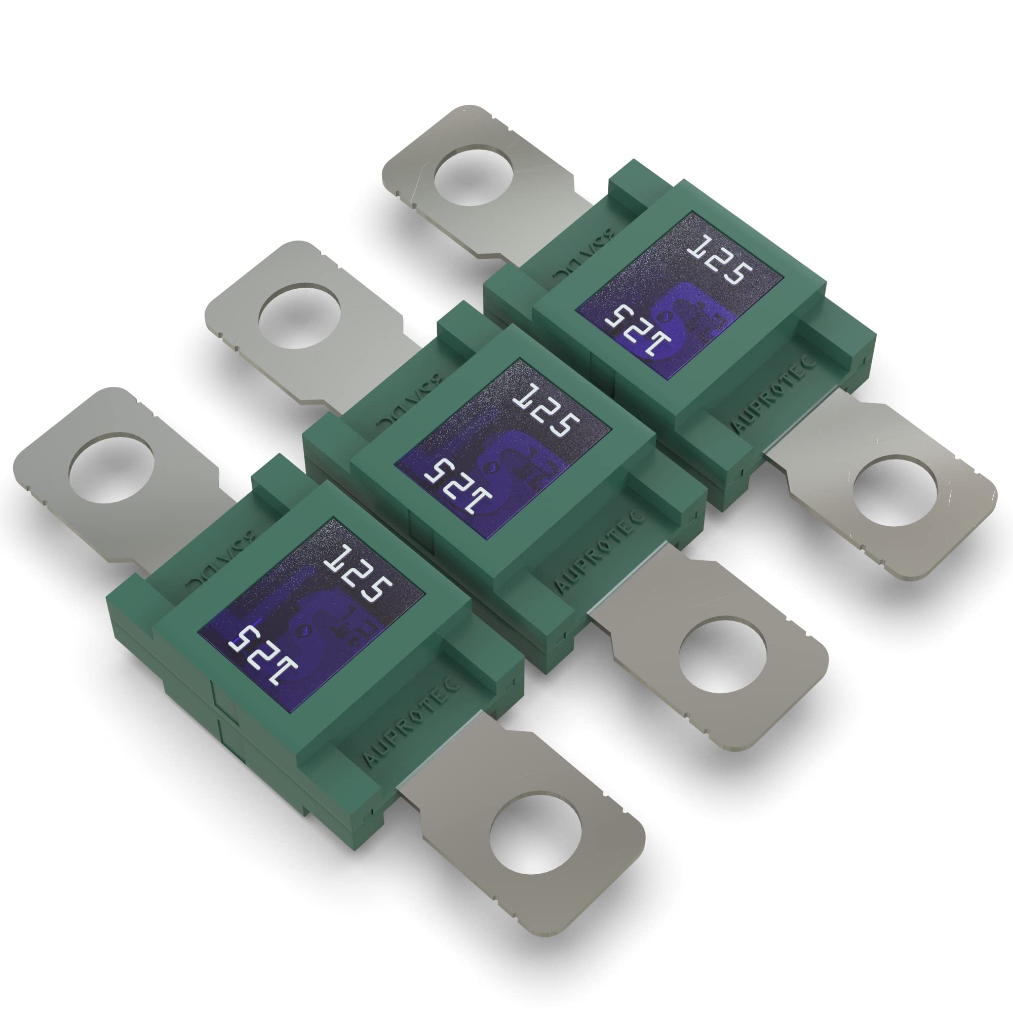 AUPROTEC Mega Hochstromsicherung Schraubsicherung 80A - 500A Auswahl: 125A Ampere grün, 3 Stück 🌟🔒 Angebot bei HelloDeals