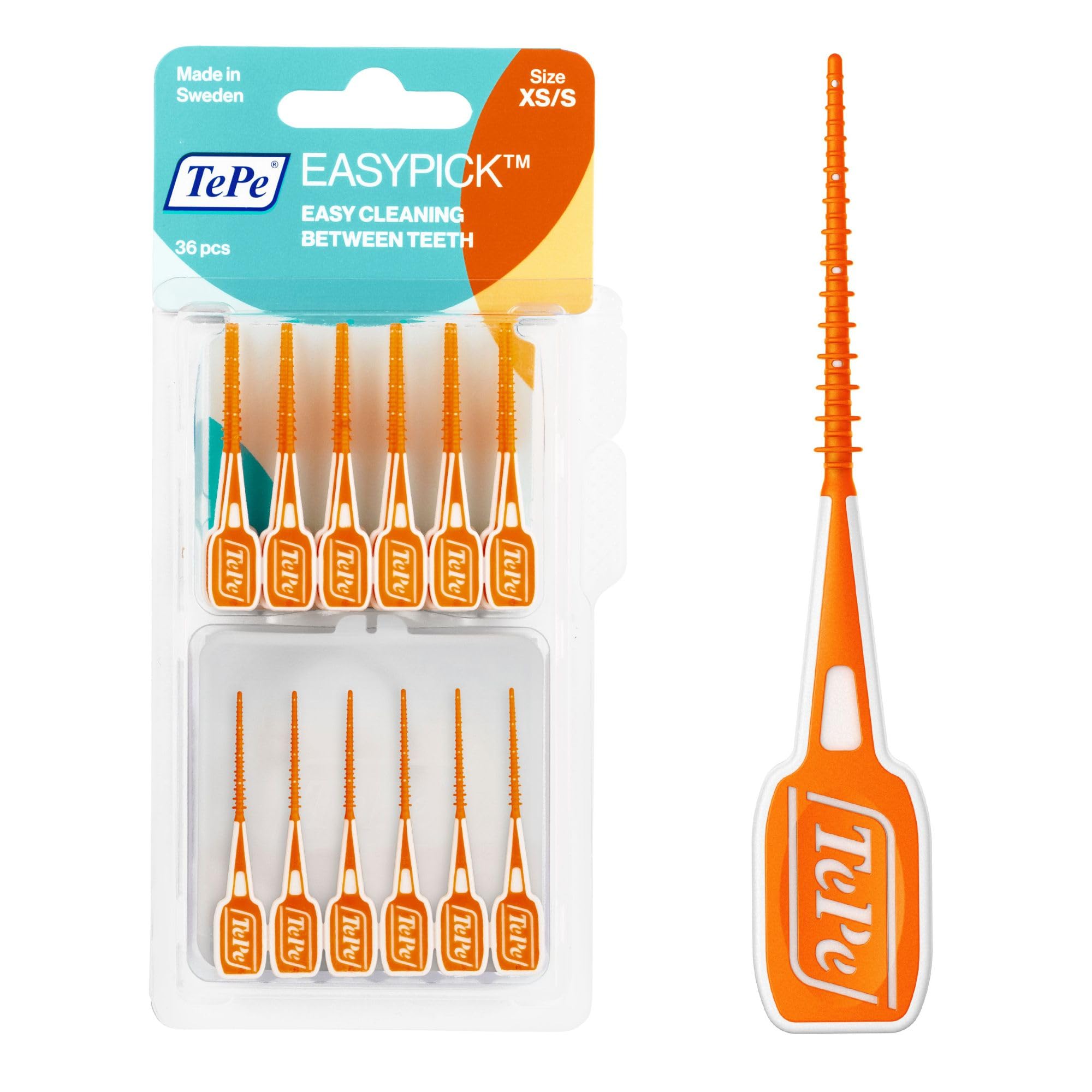 TePe EasyPick Dental Stick XS/S / 1 x 36 Stück inklusive Taschenetui 🦷🌟 Angebot bei HelloDeals