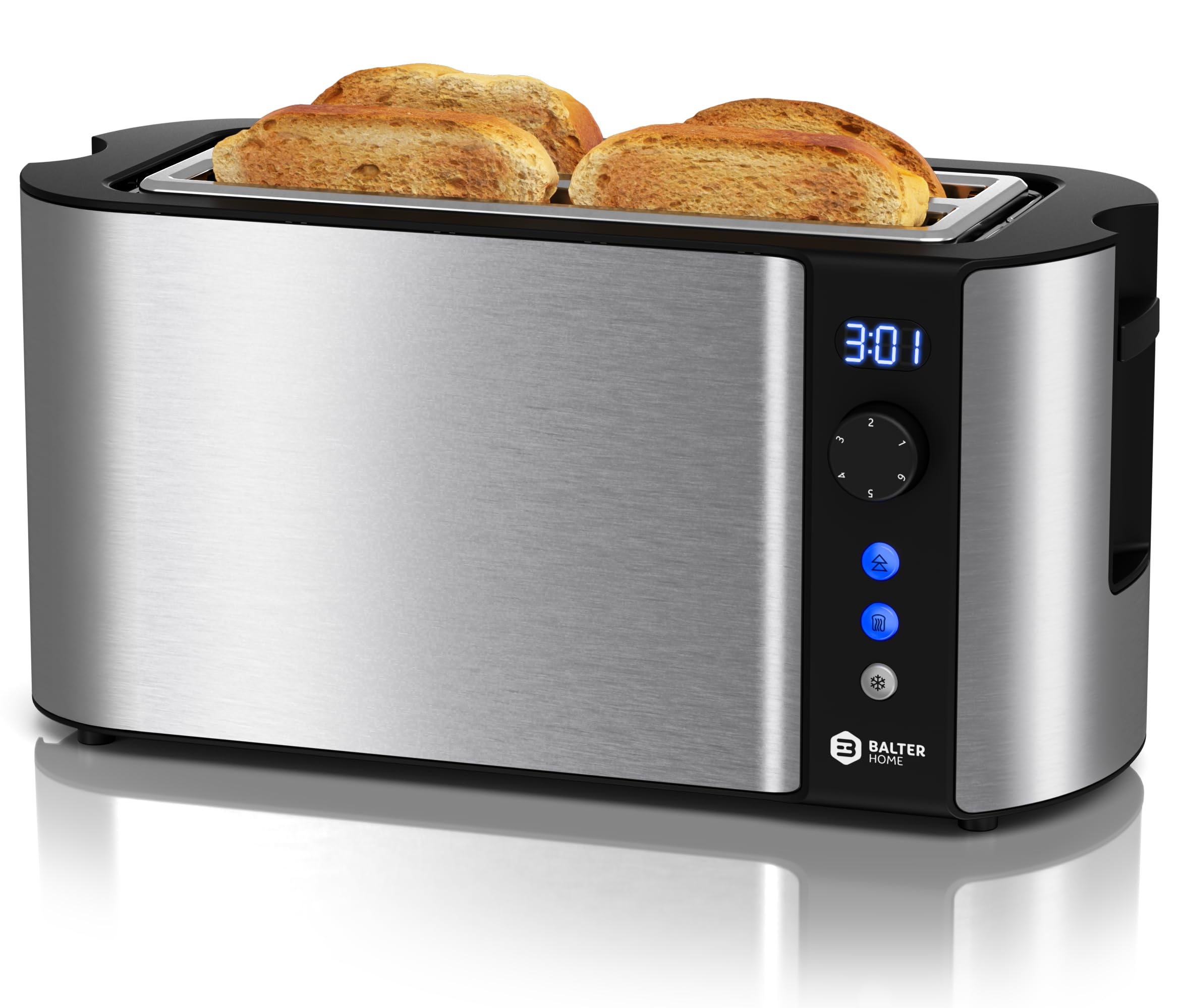 Balter Toaster 4 Scheiben Langschlitz Edelstahl 🍞🔥 Angebot bei HelloDeals