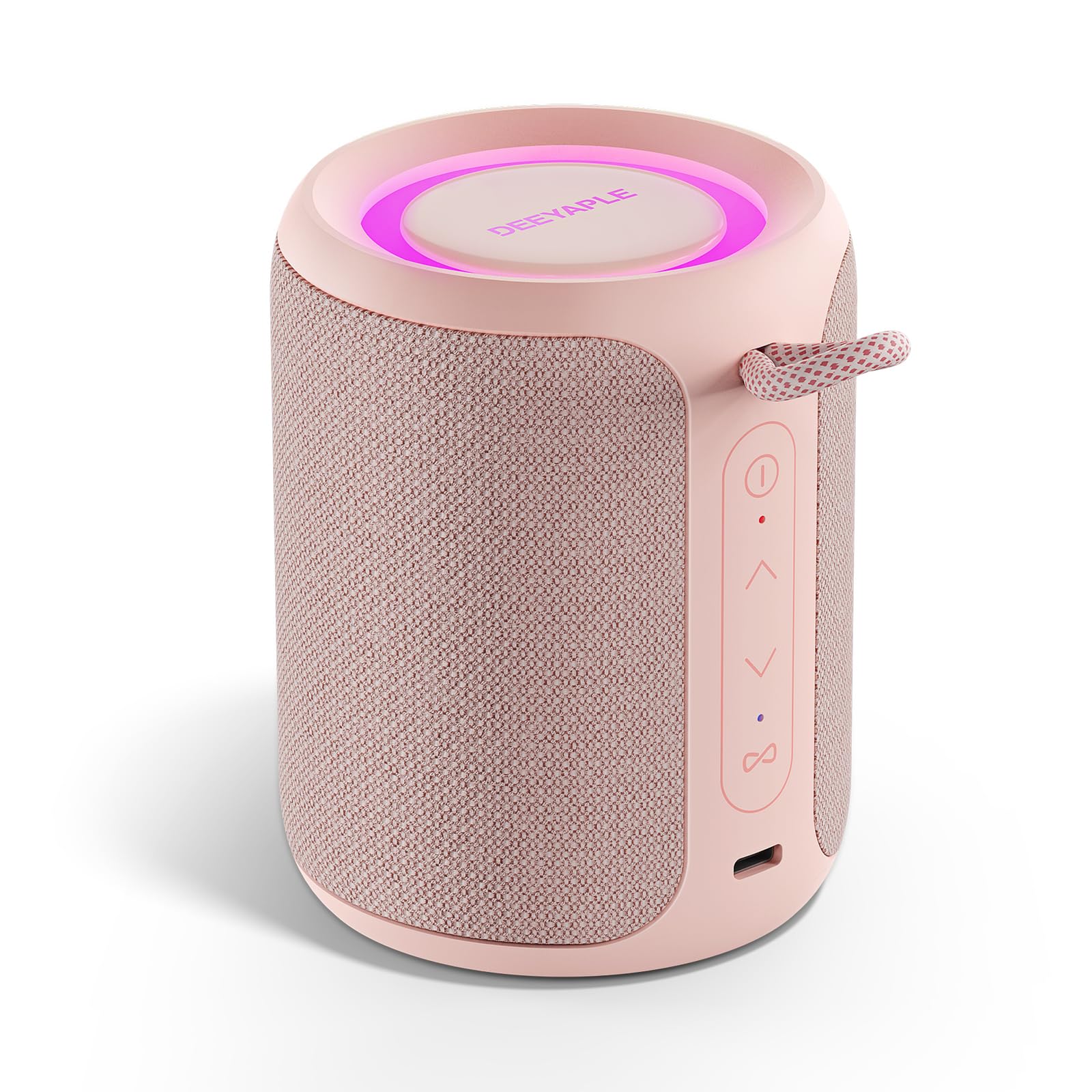 Deeyaple Bluetooth-Lautsprecher 🎵 Wasserdicht IPX7 - 15 W - Rosa Angebot bei HelloDeals