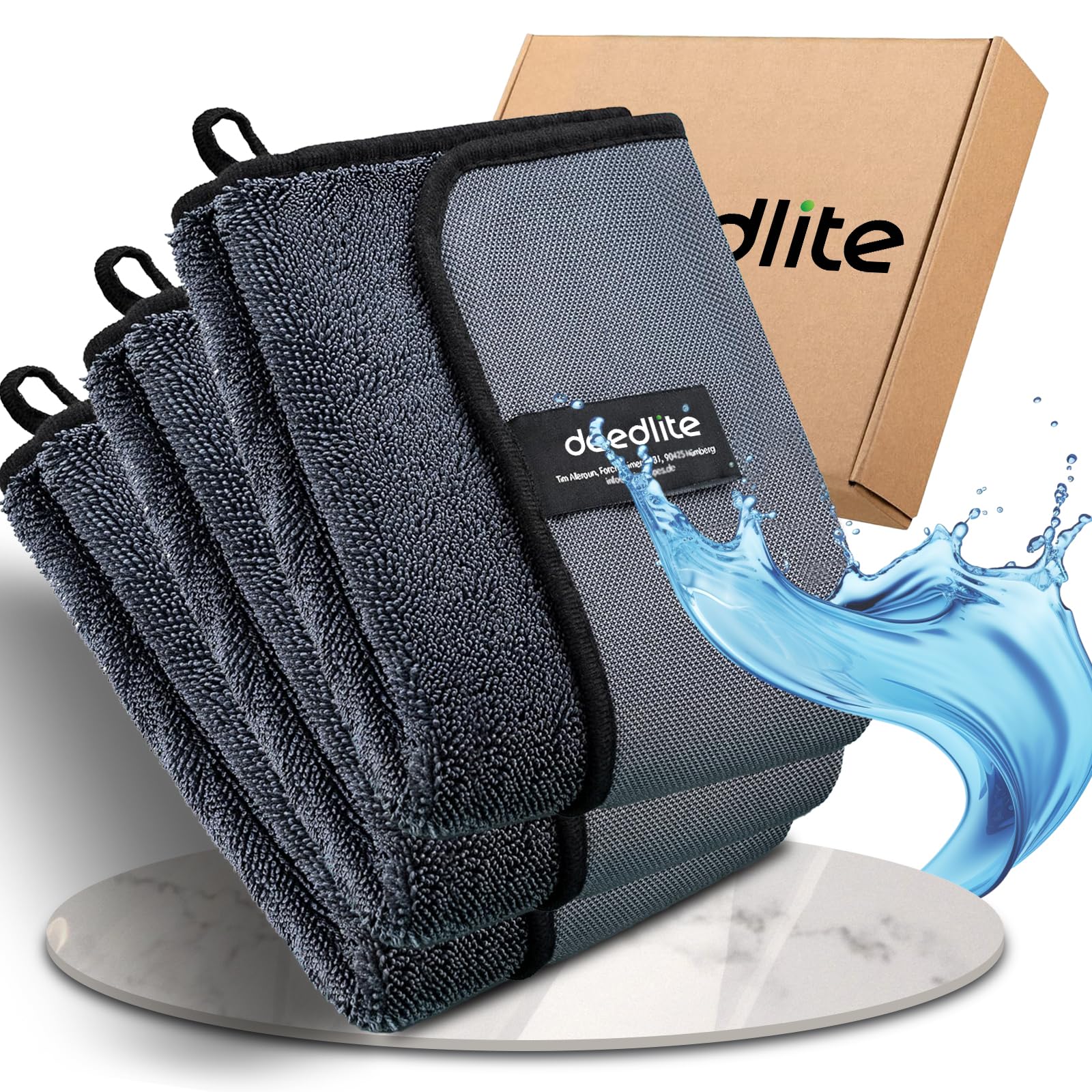 Deedlite Glänzendes Bad XXL Trockentuch - Fast Dry Mikrofasertücher Angebot bei HelloDeals