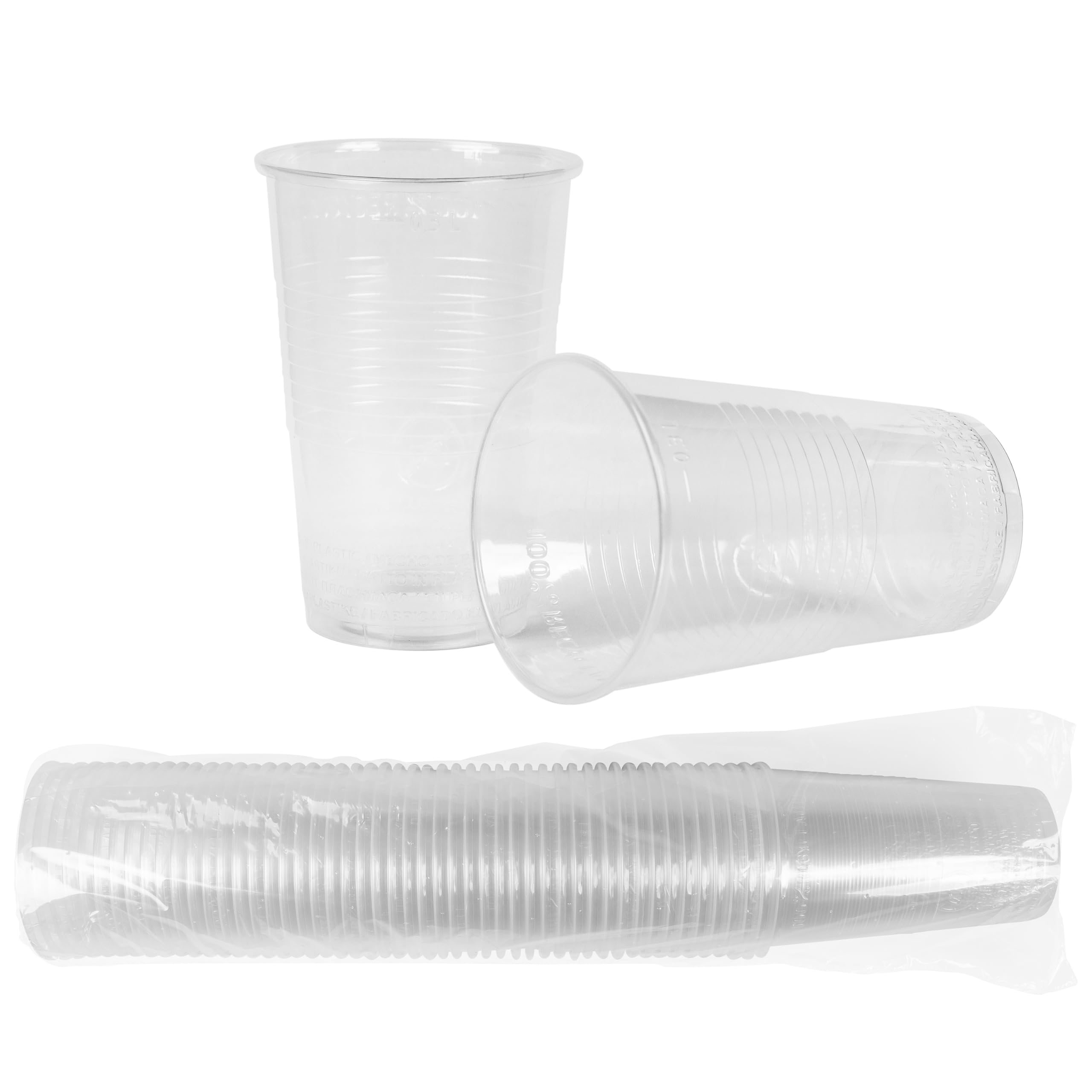 HEKU 50 transparente Einweg-Trinkbecher 0,3l 🥤 | Ideal für Partys und Veranstaltungen | 50 Stück (1er Pack) Angebot bei HelloDeals