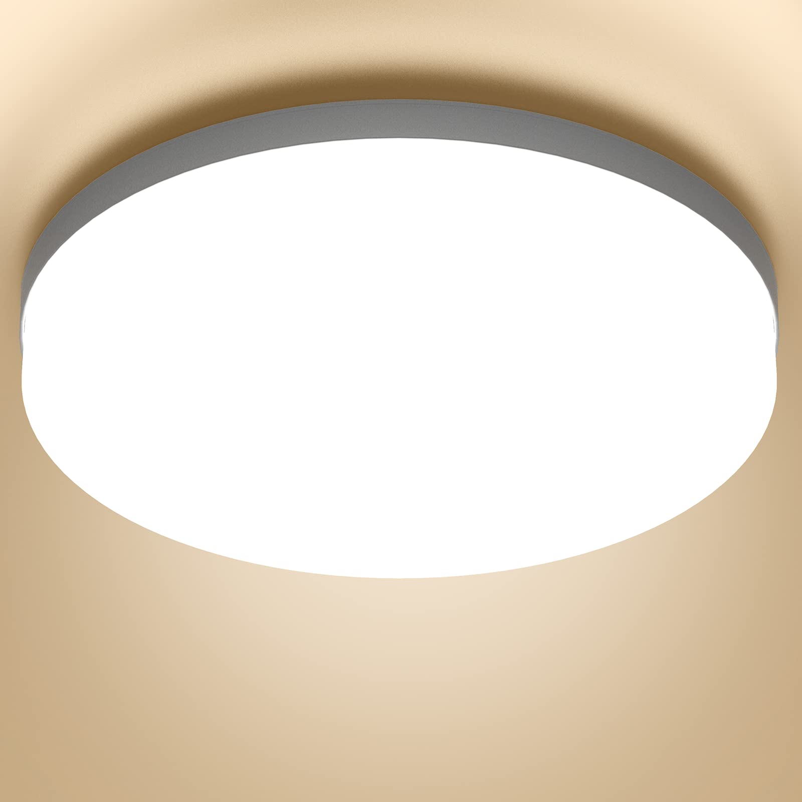 MGEELED Deckenlampe LED Deckenleuchte, 36W 4000K 4300LM IP44 Wasserfest 🌟 Angebot bei HelloDeals