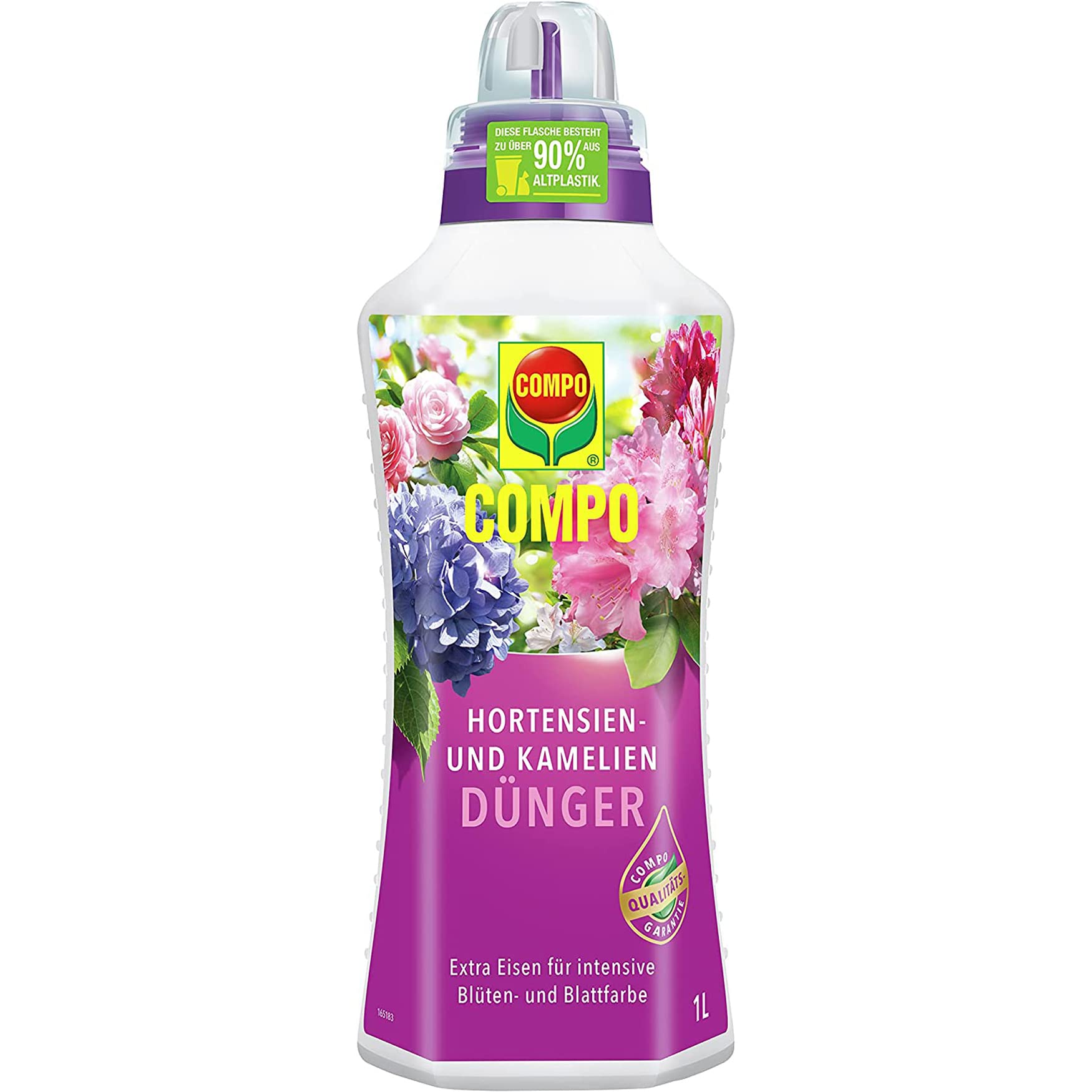 🌺🌿 COMPO Hortensien- und Kameliendünger: Spezial-Flüssigdünger mit extra Eisen, 1 Liter Angebot bei HelloDeals