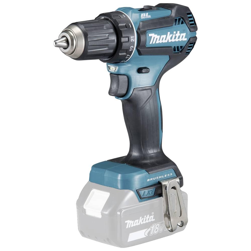 🔧🔋 Makita DDF485Z Akku Bohrschrauber 18 V (ohne Akku, ohne Ladegerät), Blau, Silber 🔋🔧 Angebot bei HelloDeals