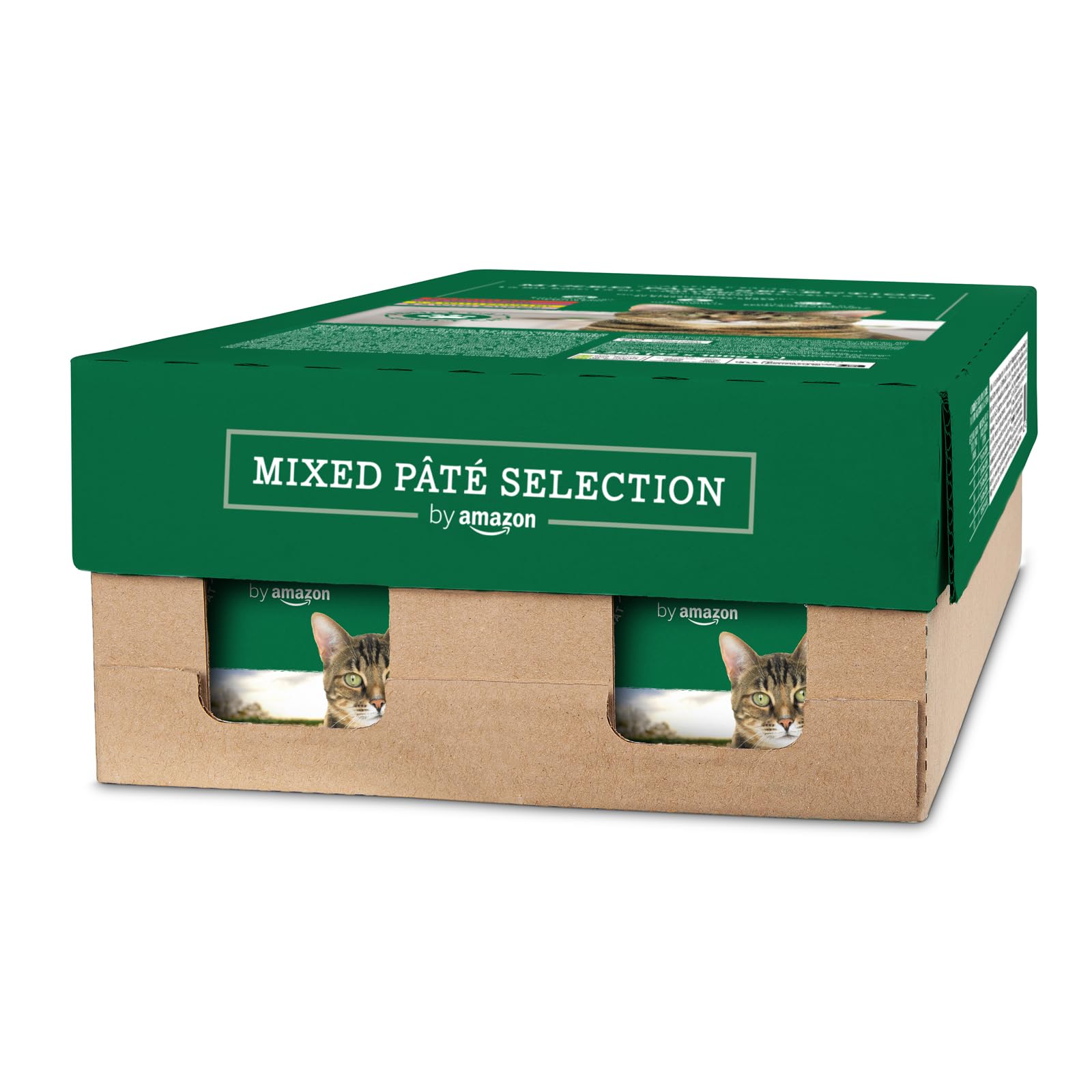 🐱🥘 by Amazon Katzenfutter, nass, Pastete, gemischt, 100 g, 32 Stück Angebot bei HelloDeals