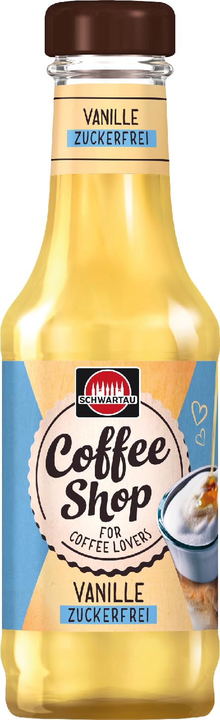 Schwartau Coffee Shop Zuckerfreier Vanille-Sirup - Barista-Qualität für Kaffee-Kreationen 🌟 Angebot bei HelloDeals