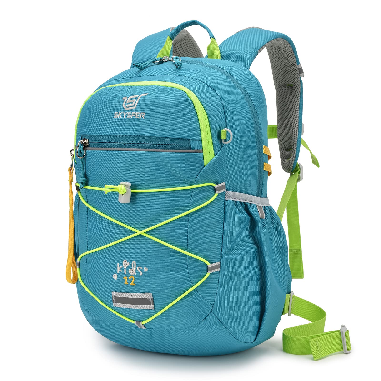 🎒 SKYSPER Kinderrucksack Wandern Jungen Mädchen | Komfortabler Kinder Wanderrucksack 12L Grün 🌿 Angebot bei HelloDeals