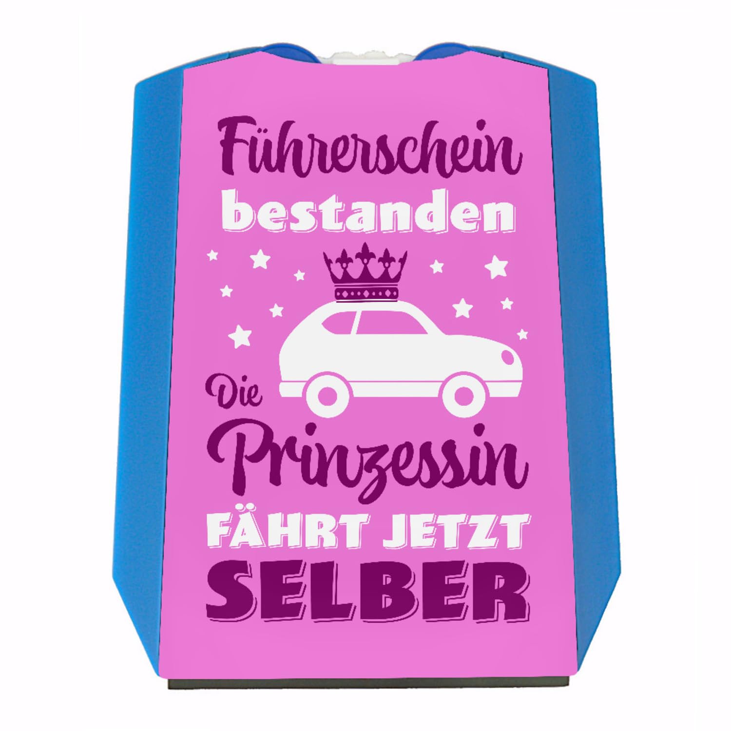 Prinzessin Parkscheibe mit Spruch Führerschein bestanden 🚗👑 Angebot bei HelloDeals