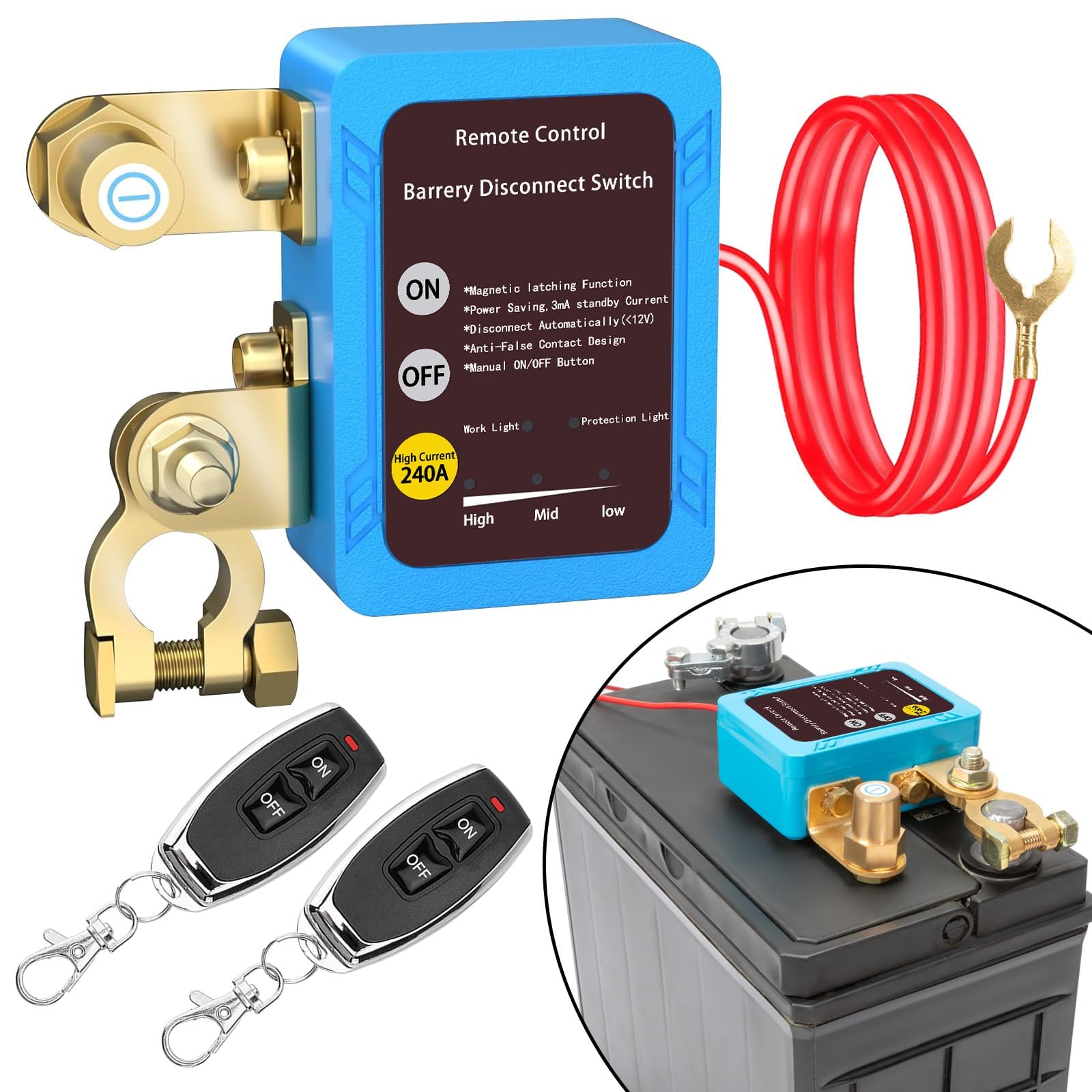 🔋 Batterietrennschalter 12V mit Fernbedienung - Deal des Tages! Angebot bei HelloDeals