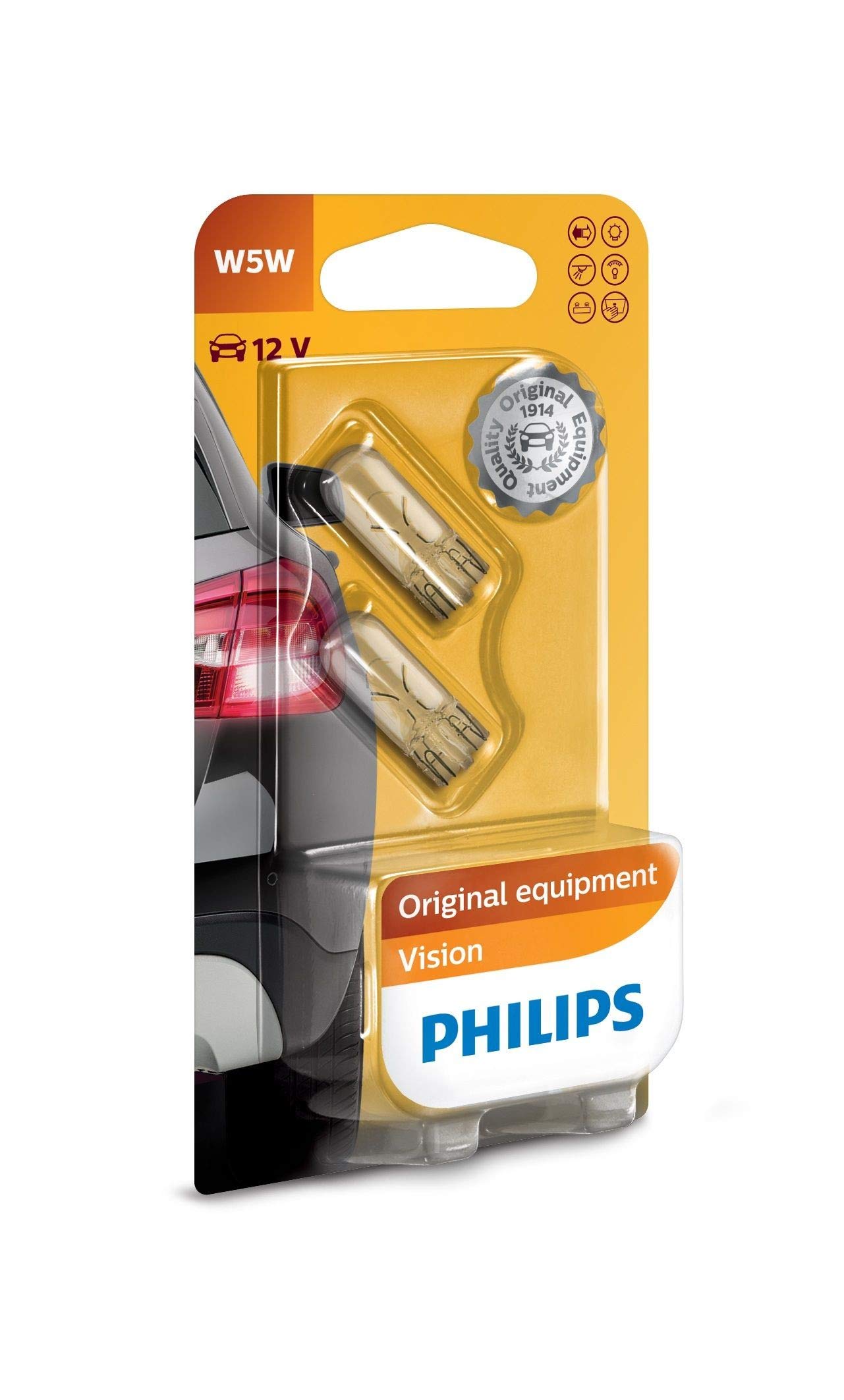🔥 Philips 12961B2 Vision W5W Signallampe 2er Blister 💡 Angebot bei HelloDeals
