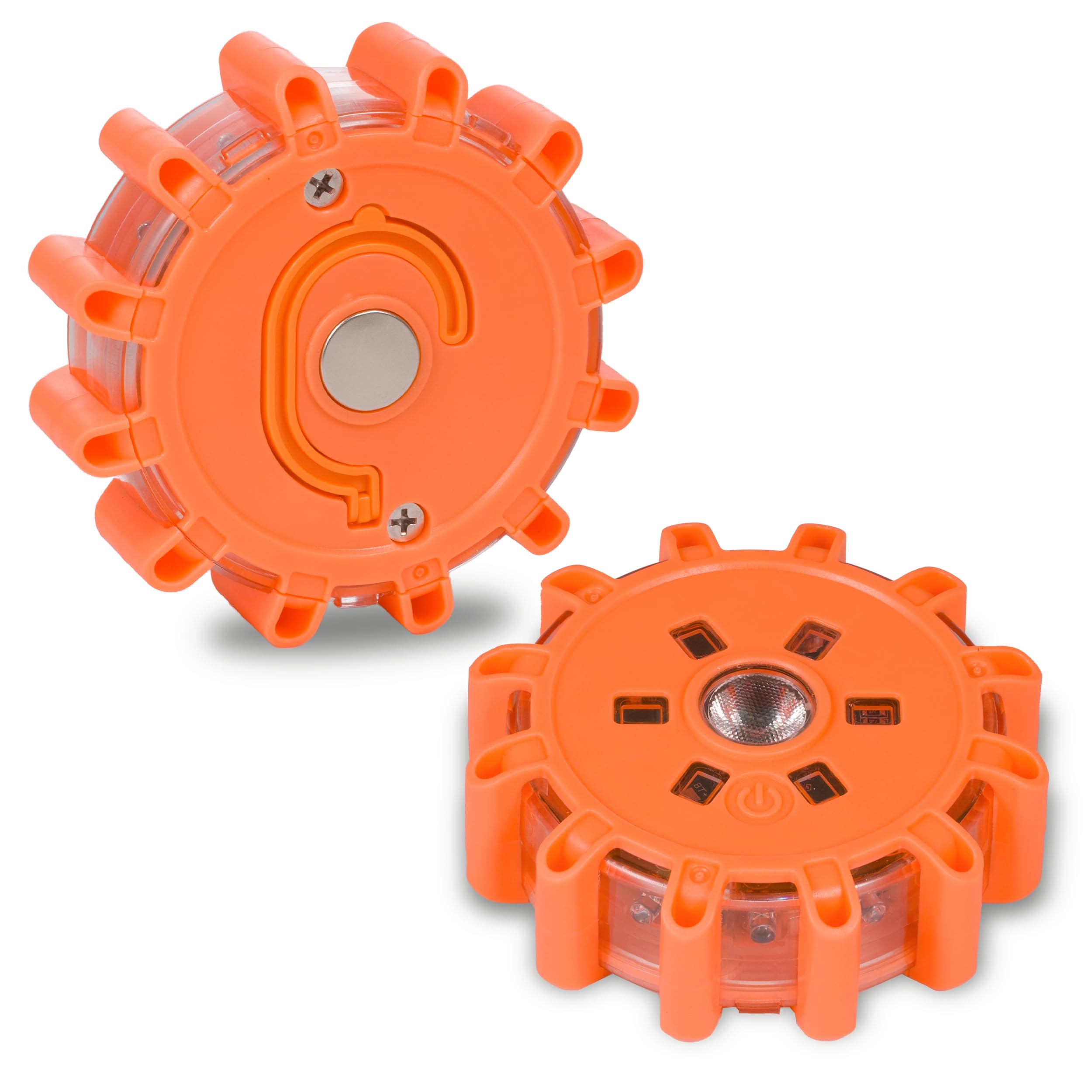 🌟 2 Stück Straßen Fackeln Sicherheit Blinkende LED für die Sicherheit im Straßenverkehr 🚗 Angebot bei HelloDeals