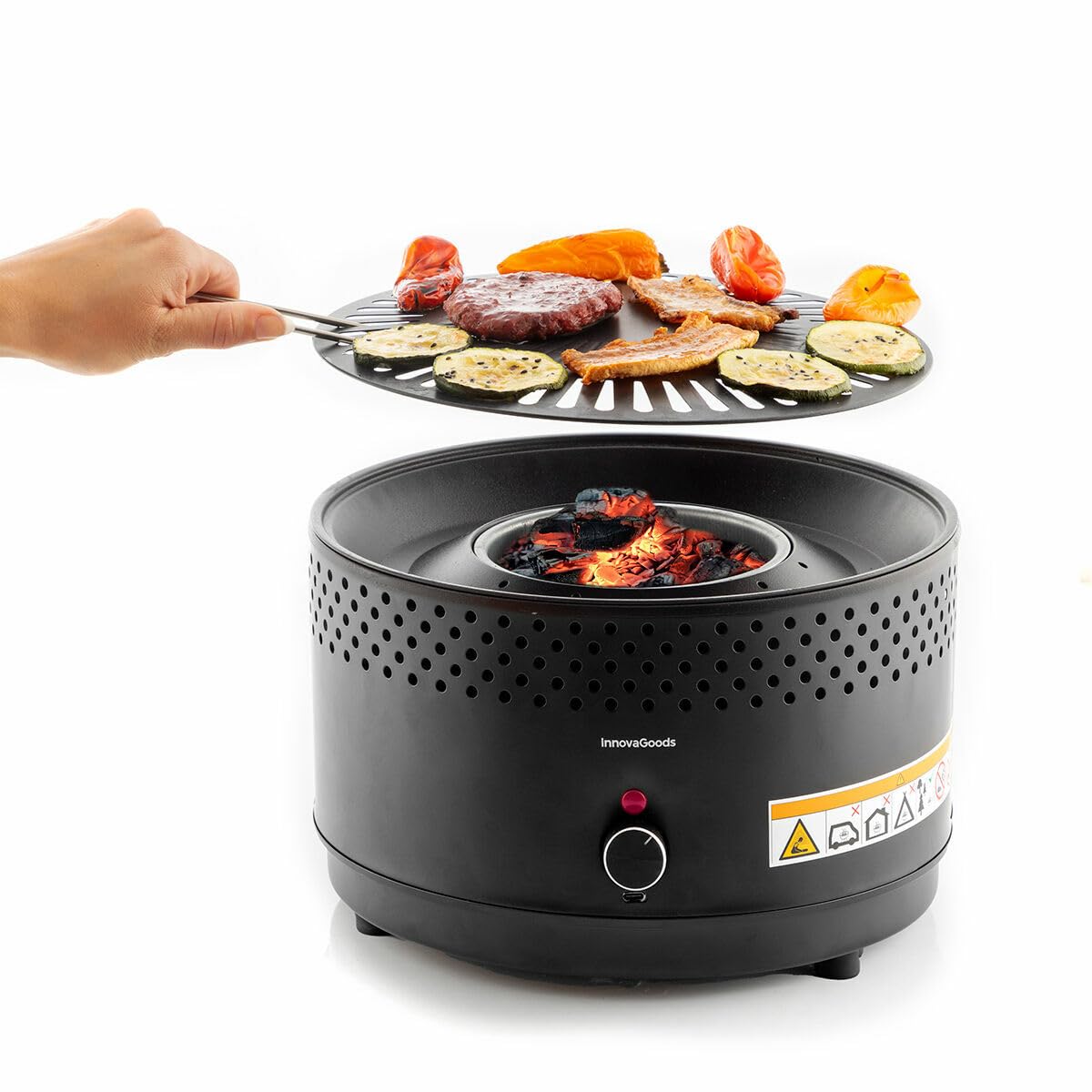 InnovaGoods® Rauchfreier Tischgrill 🔥 - Multifunktional und tragbar Angebot bei HelloDeals