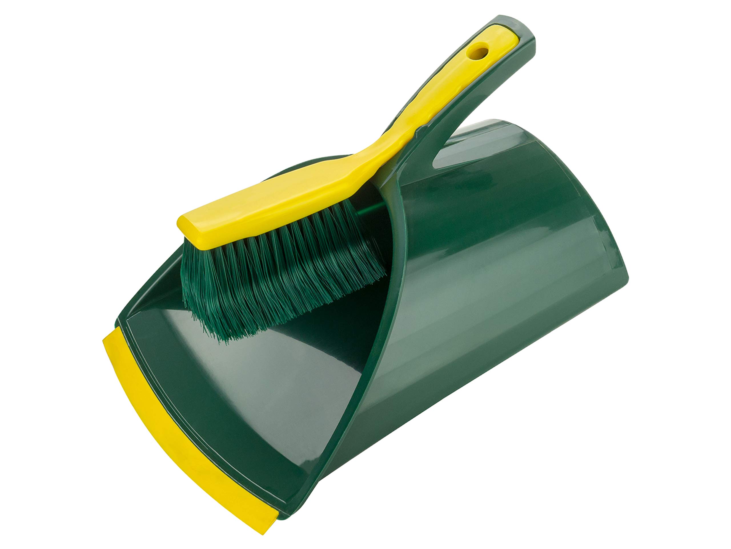 🧹 BÜMAG eG Krallen-Kehrgarnitur 2-teiliges Set GRÜN/GELB Angebot bei HelloDeals