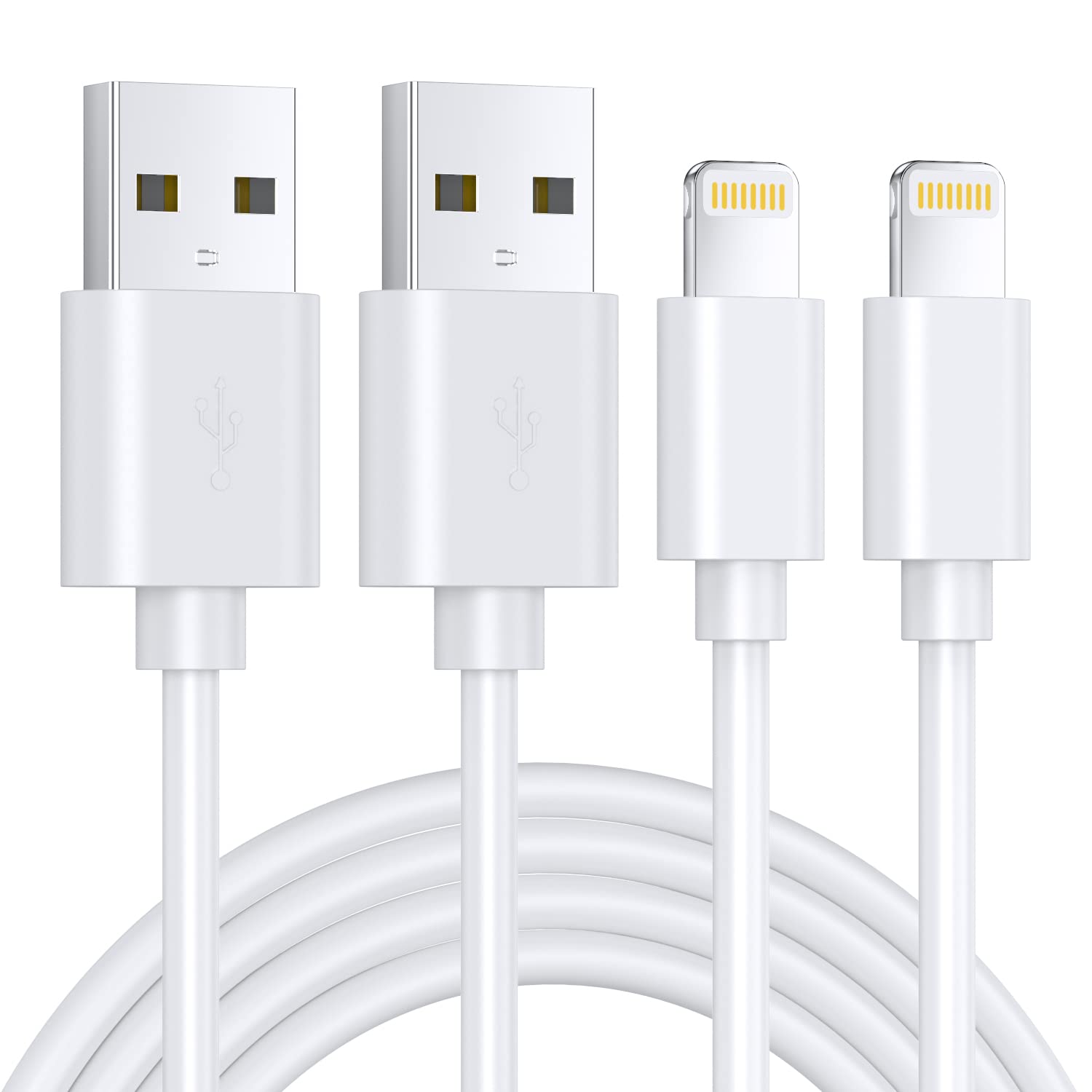 📱🔌 iPhone Ladekabel Lightning Kabel [2Pack1M] MFi-Zertifiziert für Apple iPhone Angebot bei HelloDeals