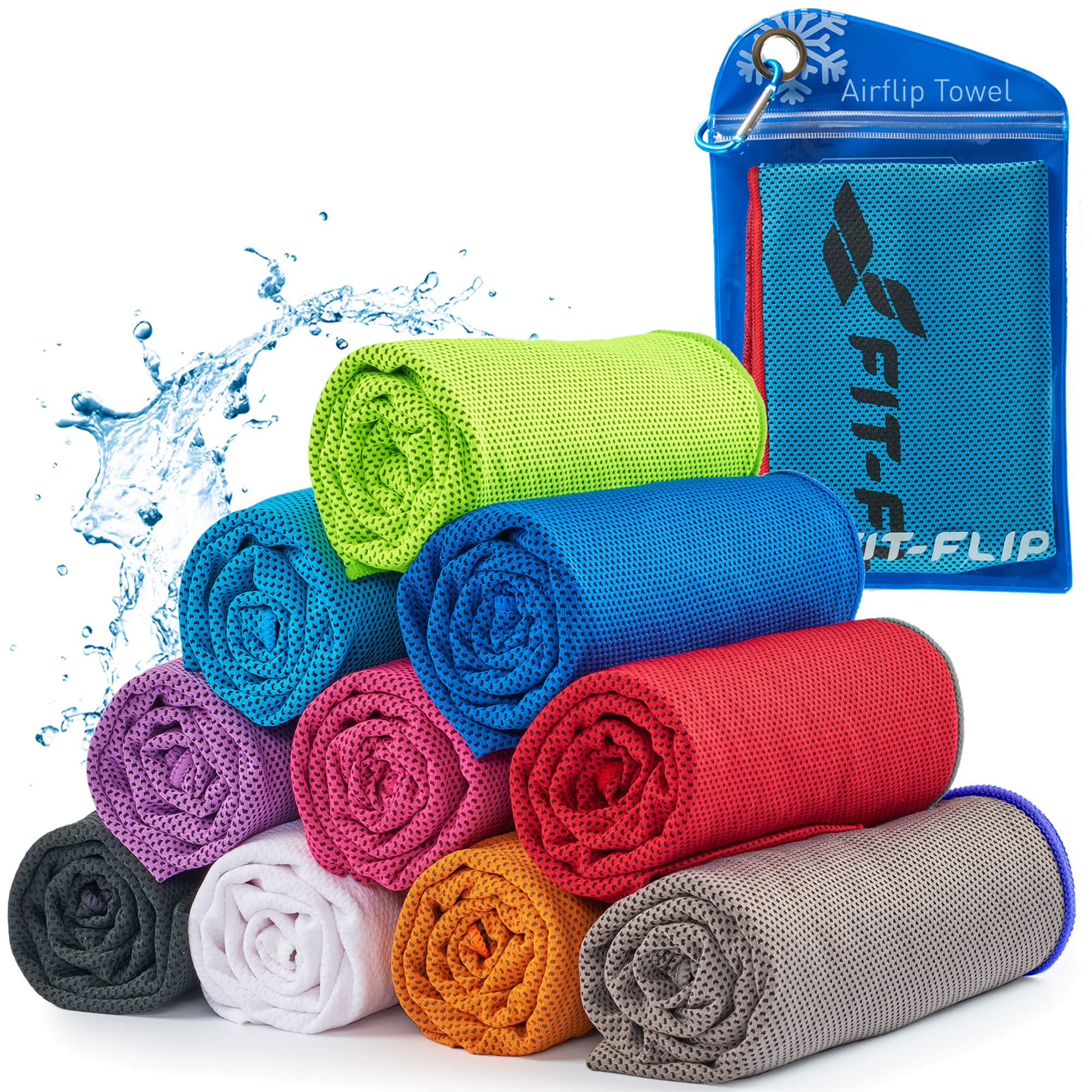 Fit-Flip Airflip Kühltuch - Ice Cooling Towel 🌬️ Angebot bei HelloDeals