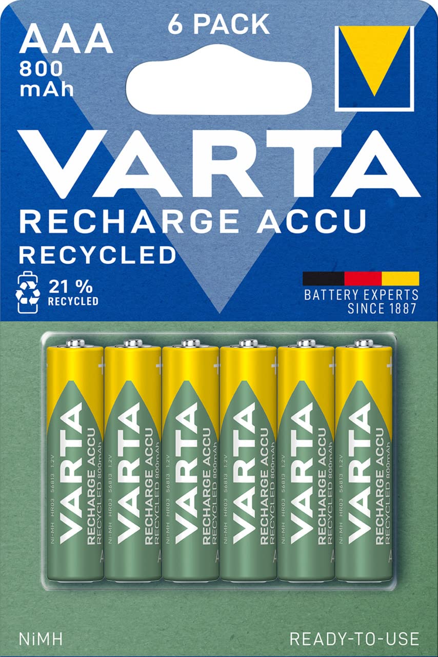 🔋🔋🔄 VARTA AAA wiederaufladbare Batterien 6er Pack Angebot bei HelloDeals
