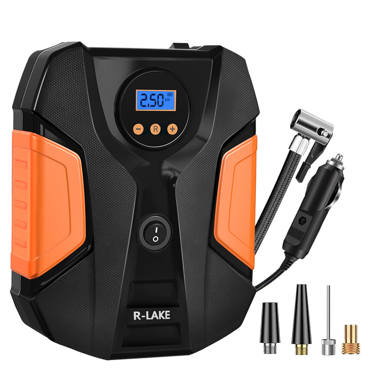 Kompakter 12V Luftkompressor mit LED-Lichtern 🚗 Angebot bei HelloDeals