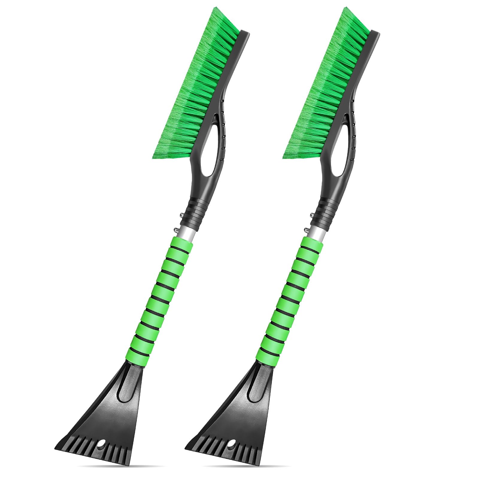 🚗🧊 SEAAES Eiskratzer Auto mit Besen - Abnehmbarer Schneebesen Auto - 69cm Stabiler & Langlebiger Scheibenkratzer Auto 🧊🚗 Angebot bei HelloDeals