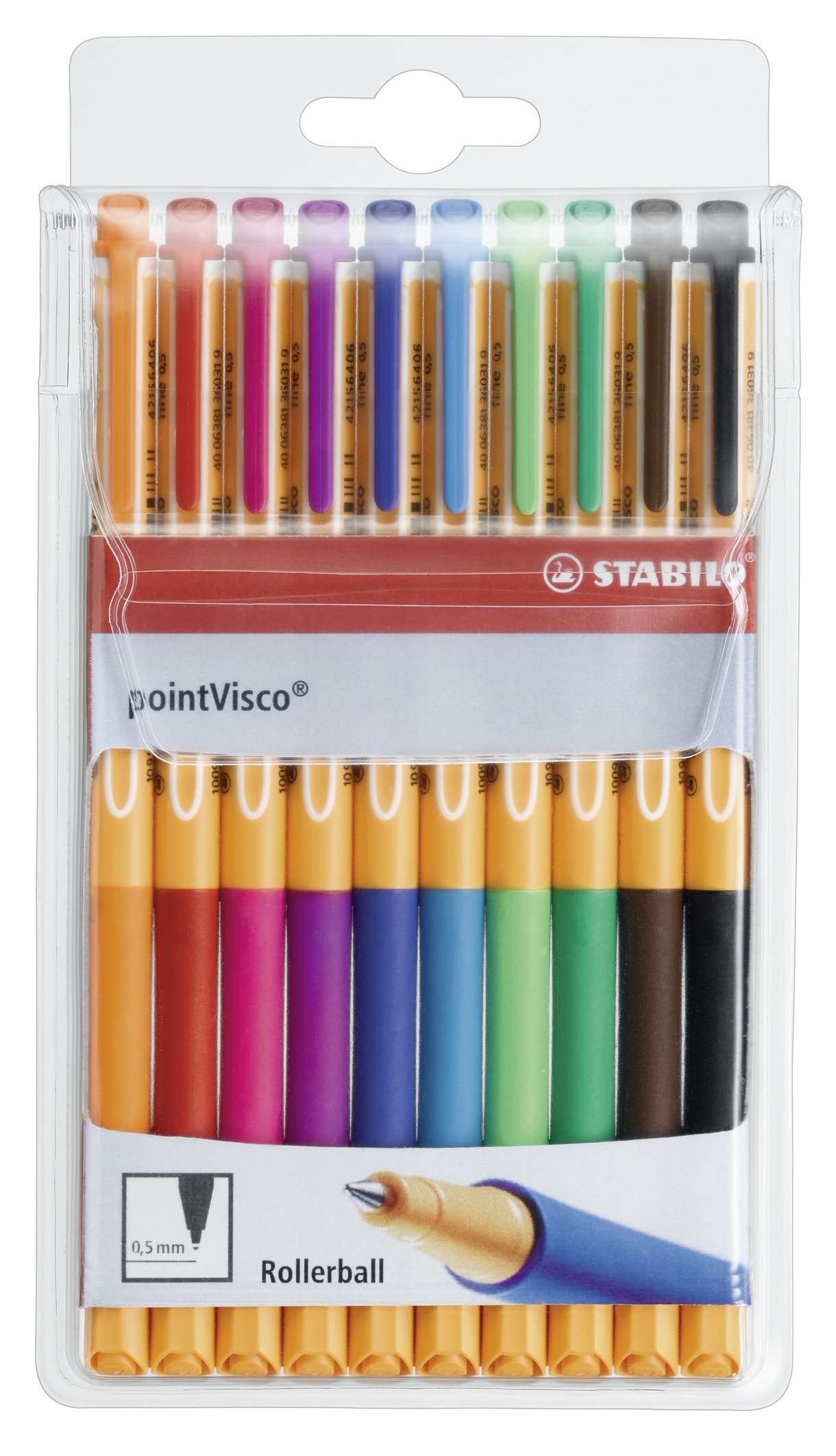 🌈 STABILO Tintenroller pointVisco 10er Pack 🌟 Angebot bei HelloDeals