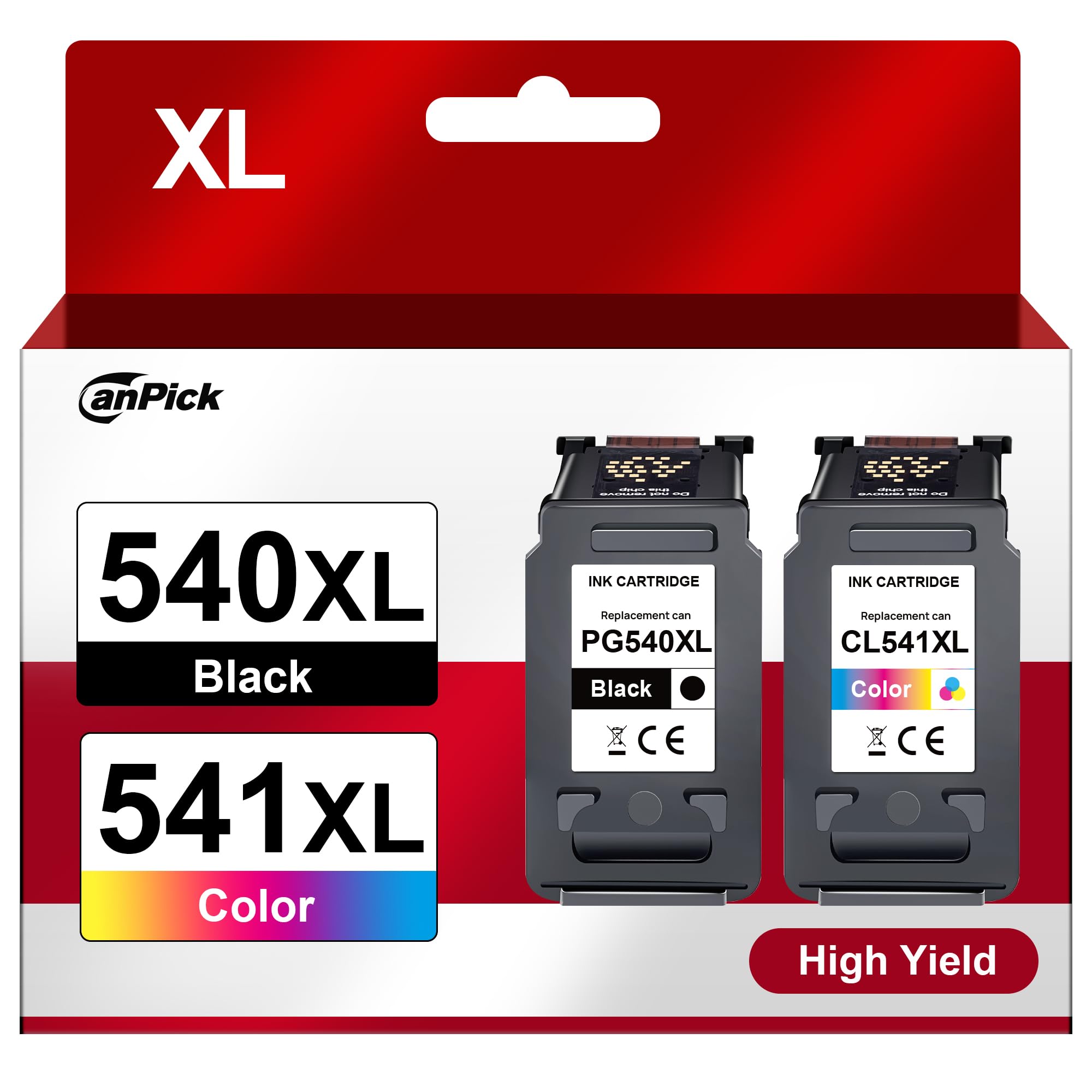 CanPick 540XL 541XL Multipack Ersatz für Canon Druckerpatronen Angebot bei HelloDeals