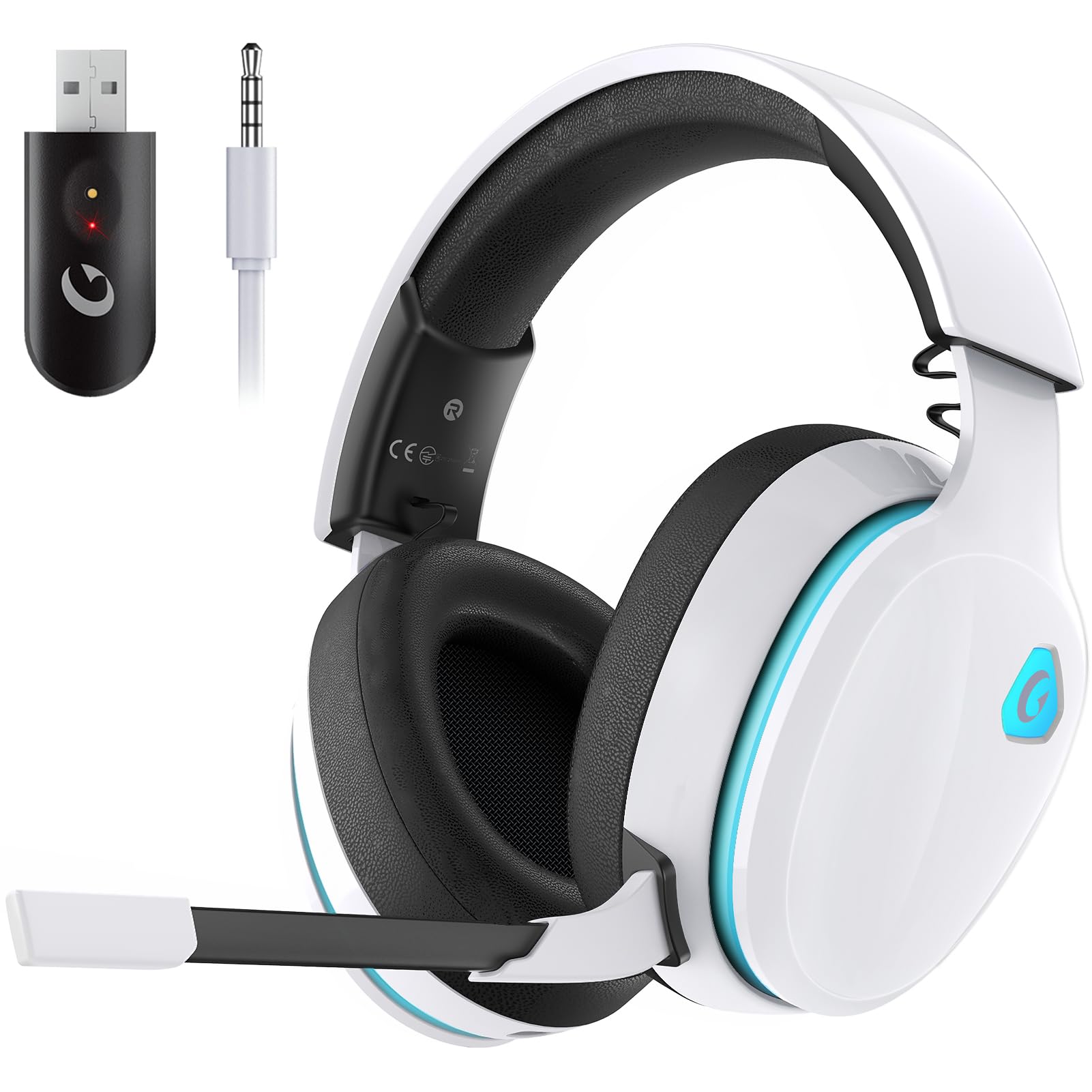 🎮 Gvyugke 2,4 GHz Wireless Gaming Headset: Stabile Verbindung und Stereo-Sound Angebot bei HelloDeals