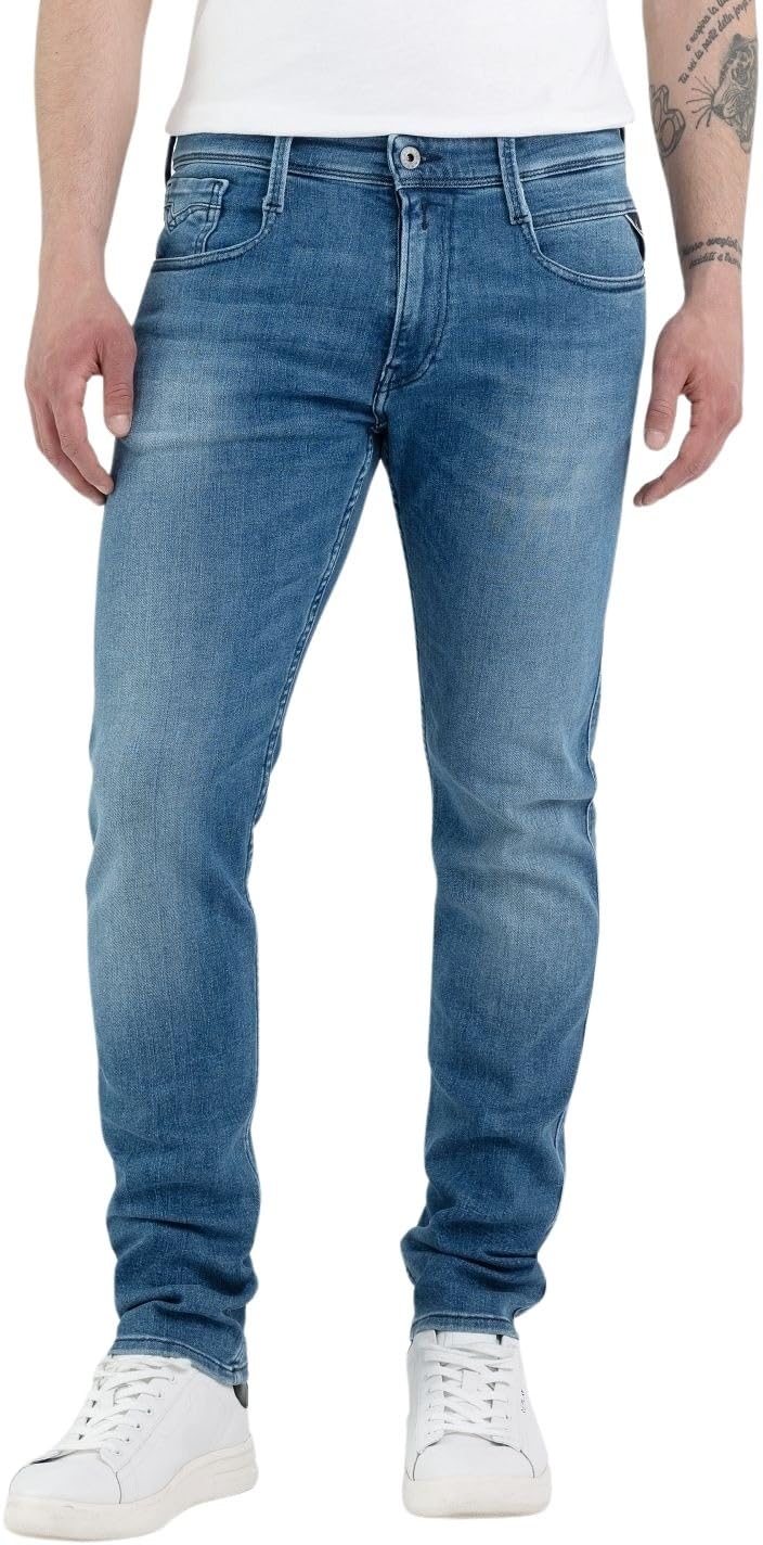 Angebot: Replay Herren Jeans 34W / 34L Medium Blue 009 🛍️ Angebot bei HelloDeals