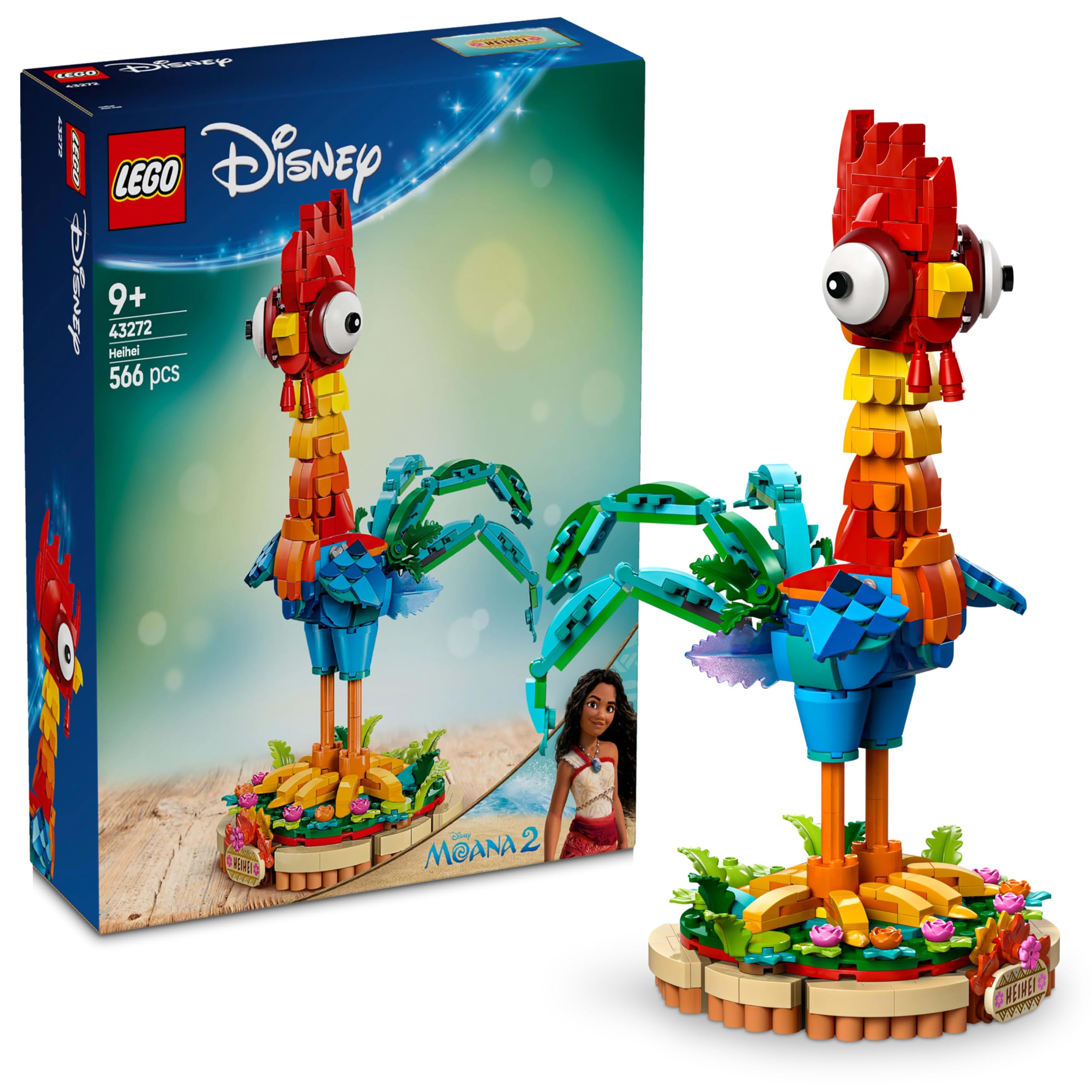 LEGO ǀ Disney Vaiana 2: Heihei Spielzeug 🐔🌺 Angebot bei HelloDeals