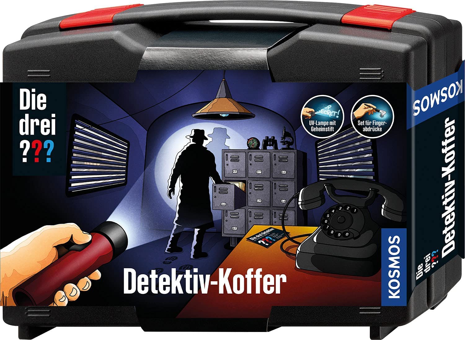 🕵️‍♂️ Kosmos Die DREI ??? Detektivkoffer - Perfektes Spielzeug-Set für junge Ermittler! 🕵️‍♂️ Angebot bei HelloDeals