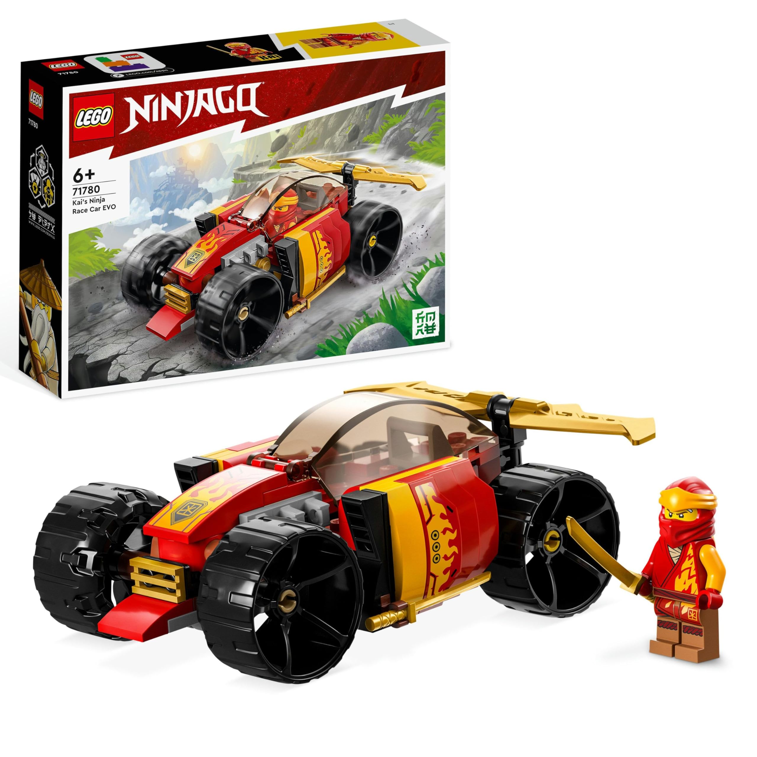 LEGO 71780 NINJAGO Kais Ninja-Rennwagen EVO 2in1 🏎️🎁 Angebot bei HelloDeals