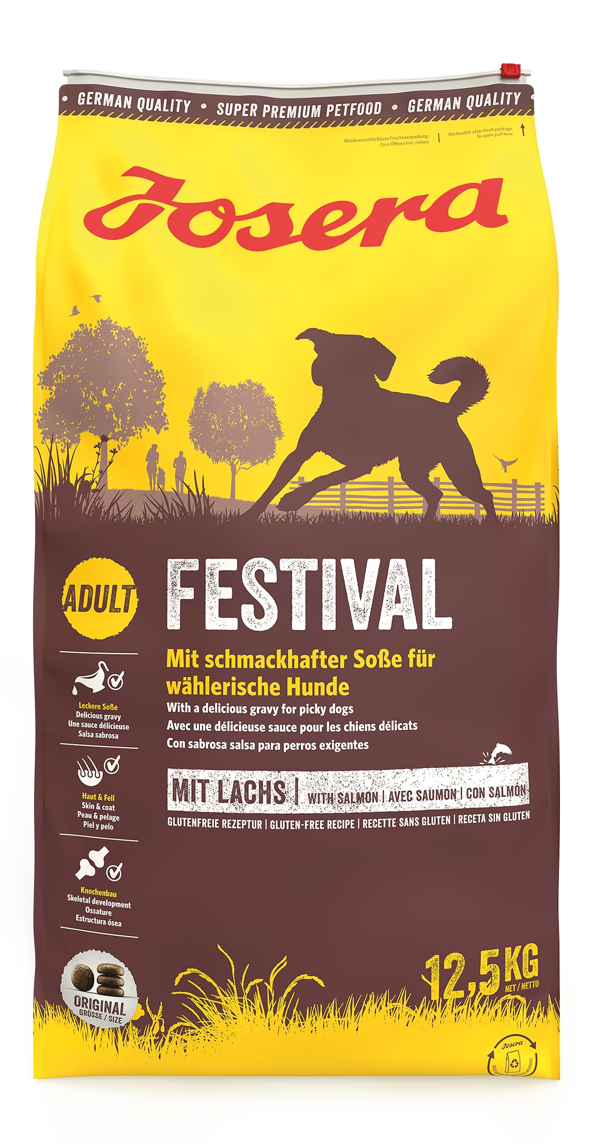 🐶🐟 JOSERA Festival Trockenfutter für Hunde | Lachs & Geflügel | Premium-Qualität Angebot bei HelloDeals