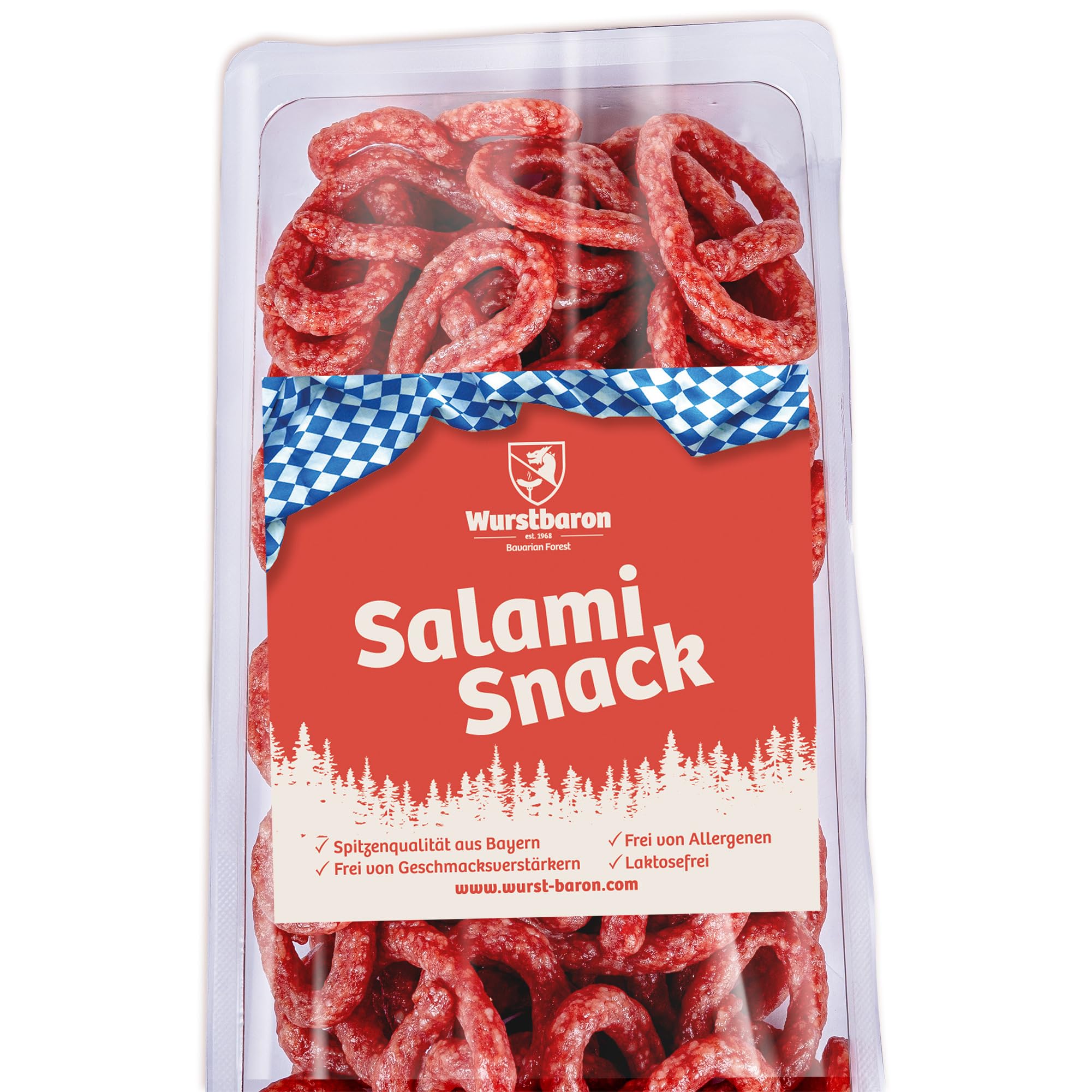 Angebot: WURSTBARON® - Salami Mini Brezn - Original Wurst Snack Brezeln aus Bayern - 500g Pack - Snackbox Sticks 500 g (1er Pack) Angebot bei HelloDeals