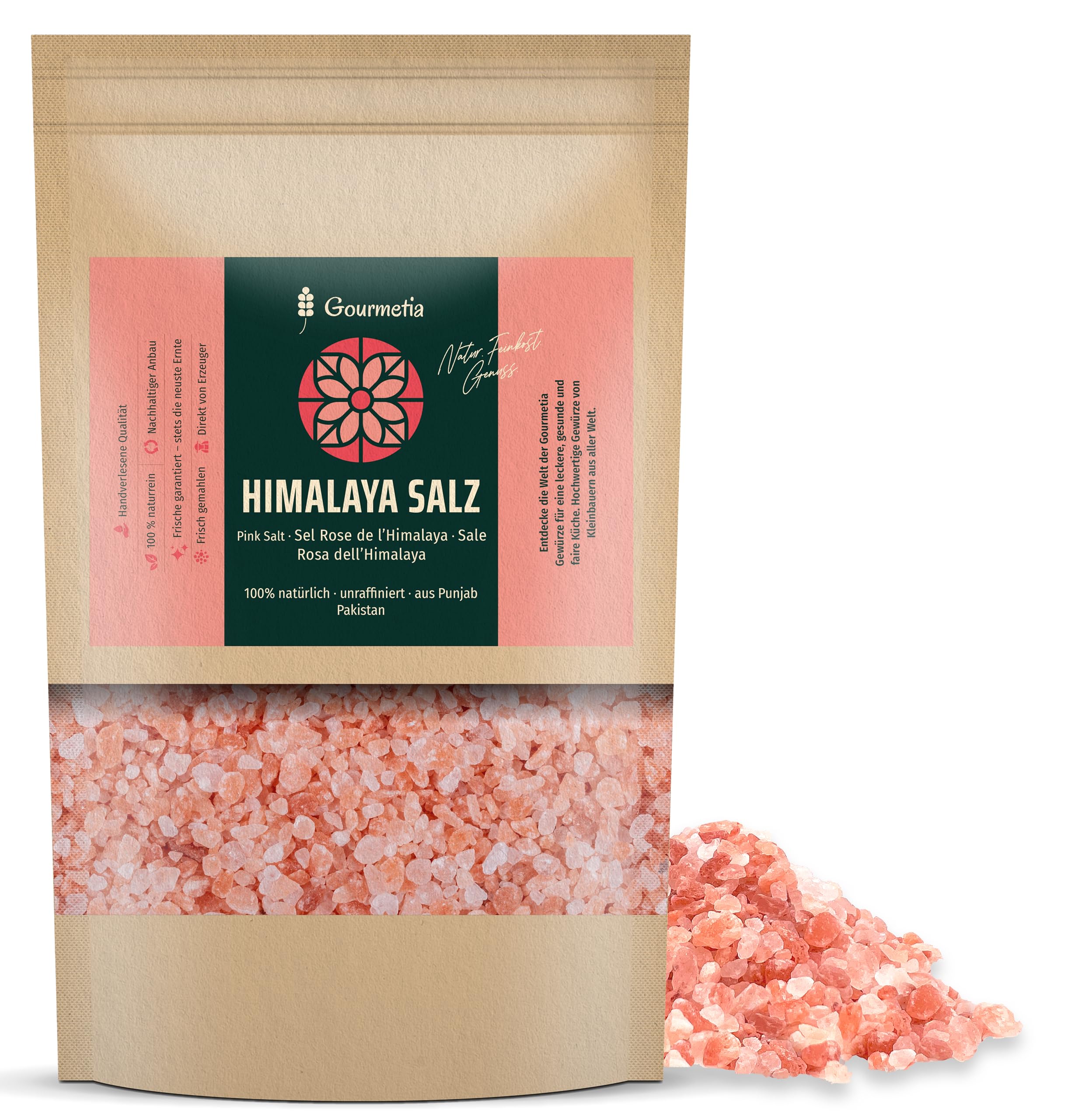 Angebot: Gourmetia Himalaya Salz 900g 🧂🌄 Angebot bei HelloDeals