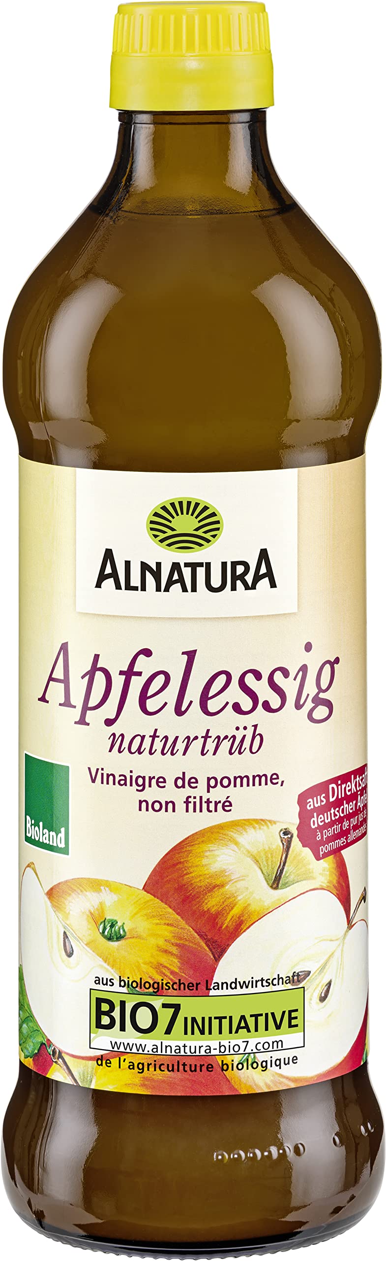 🍏 Alnatura Bio Apfelessig, 500ml 500 ml (1er Pack) 🌿🌱 Angebot bei HelloDeals