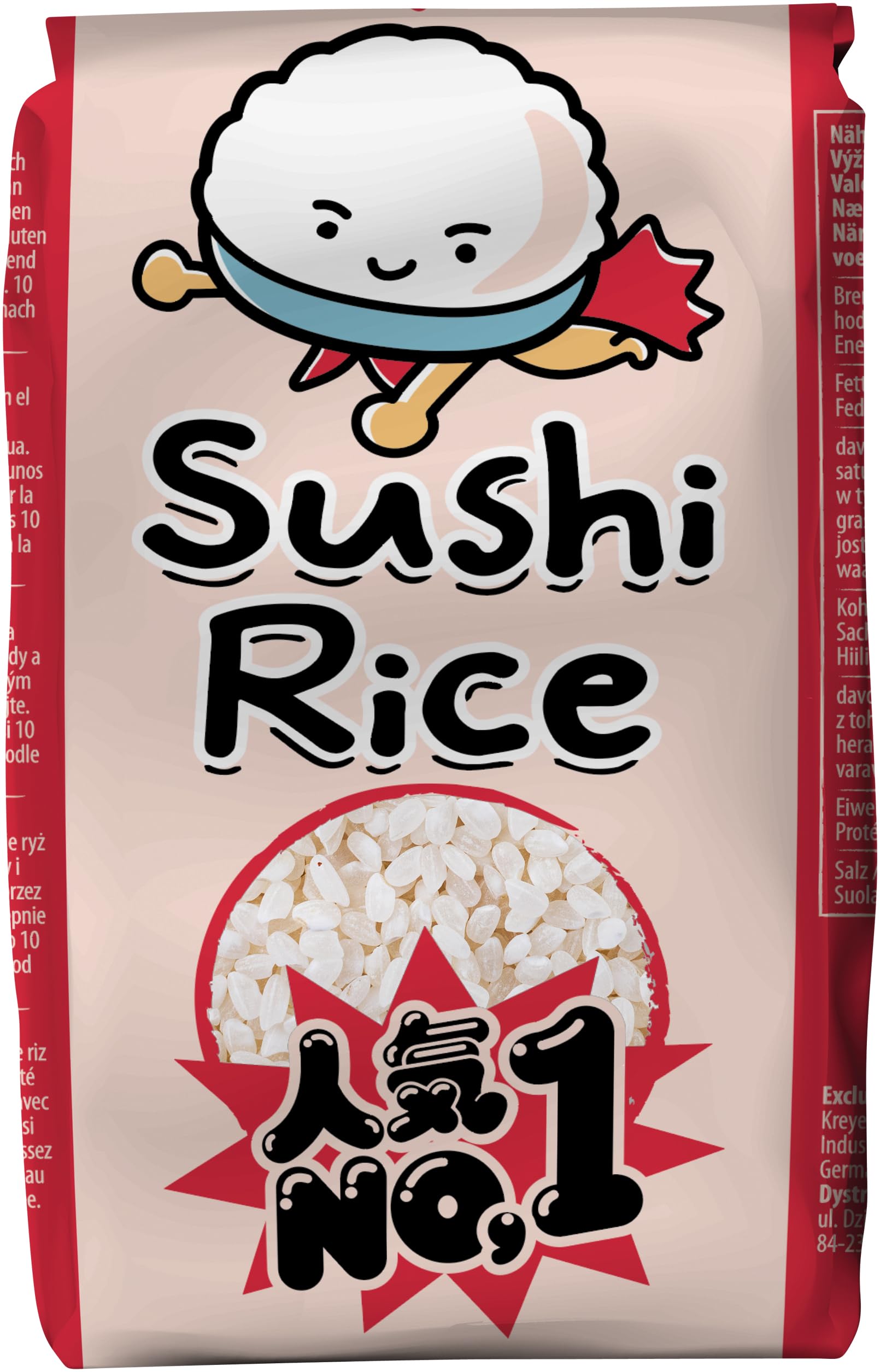 🍣 RICEFIELD Sushi Reis, Rundkorn, Japonica - 1 x 500 g 🍚 Angebot bei HelloDeals