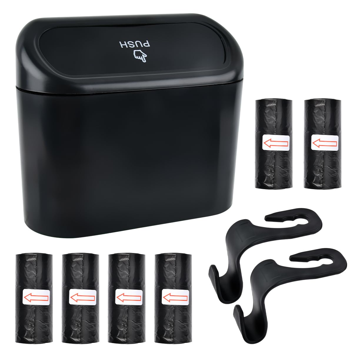 🚗🗑️ HUMOKI Auto Mülleimer: Premium ABS-Material, Wasserdicht & Geruchsfrei Angebot bei HelloDeals