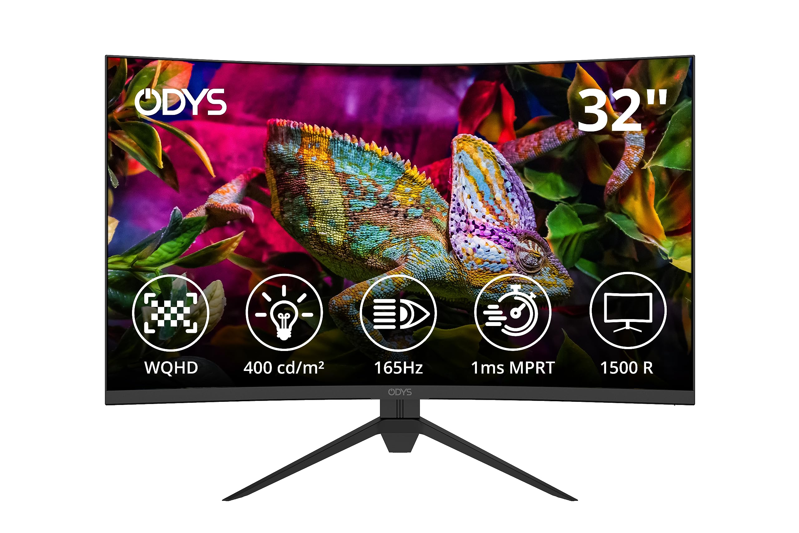 🎮 Reduzierter Preis! Odys XP32 PRO 80cm (32") WQHD Curved Gaming Monitor Angebot bei HelloDeals