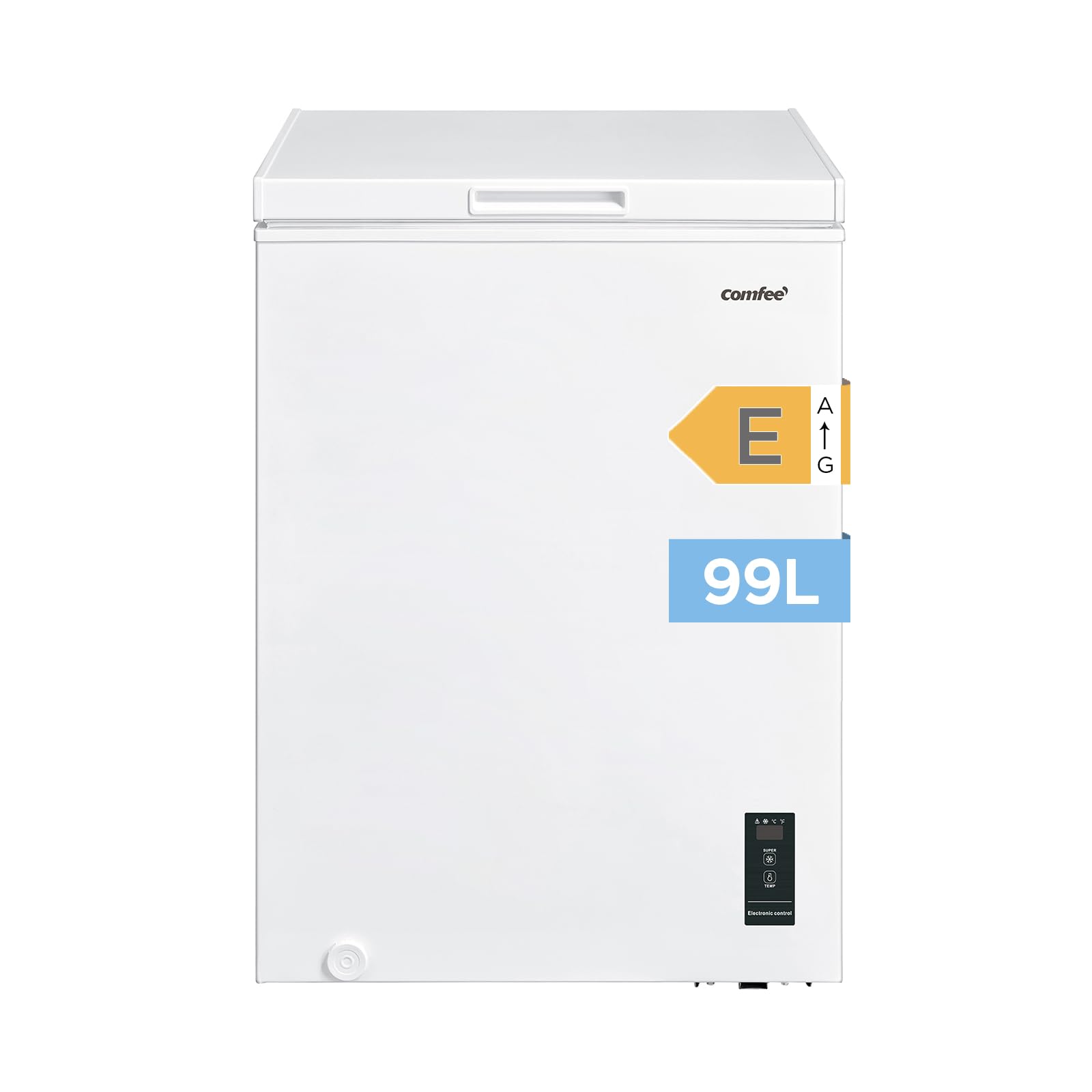 🌟 Super Angebot! Comfee RCC100WH2(E) Gefriertruhe 99L - Energiesparend und leise 🌟 Angebot bei HelloDeals