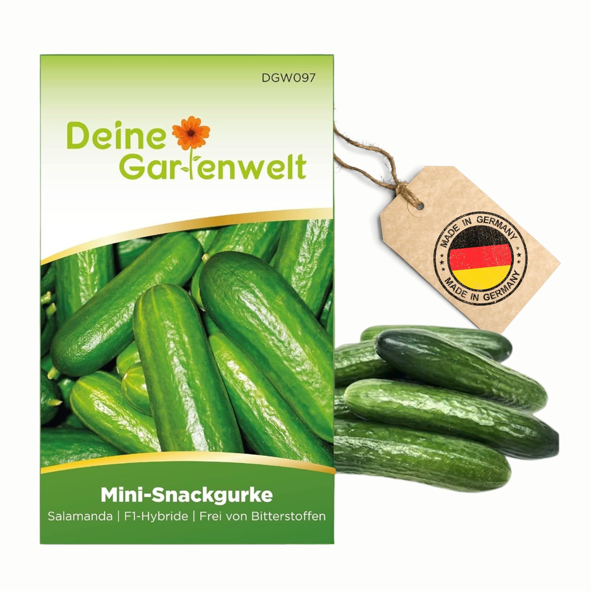 Mini Snackgurke Salamanda F1 Samen - Cucumis sativus - Gurkensamen Angebot bei HelloDeals