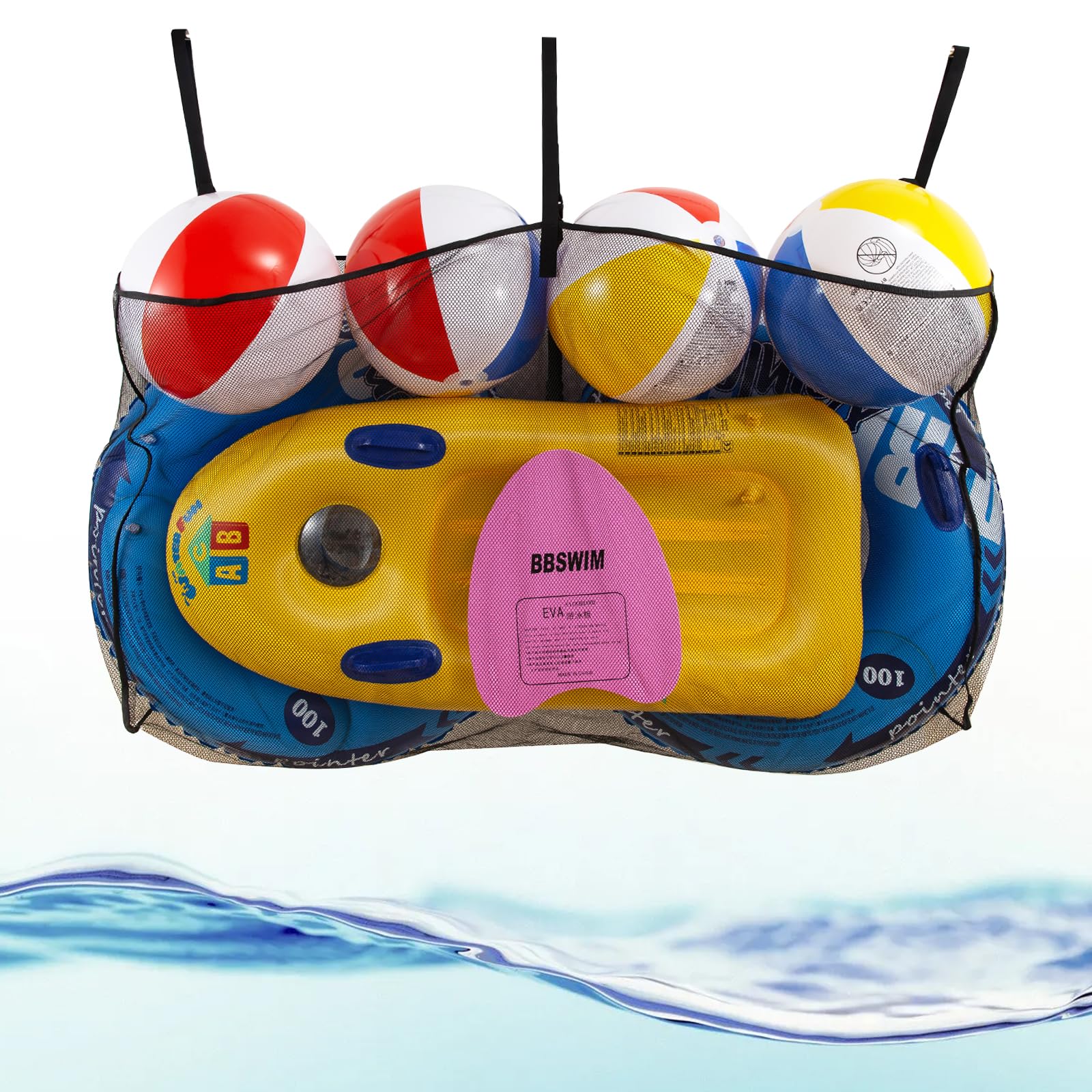 🏊‍♂️ Pool Aufbewahrung Netztasche - Große Kapazität & Leicht zu Reinigen Angebot bei HelloDeals