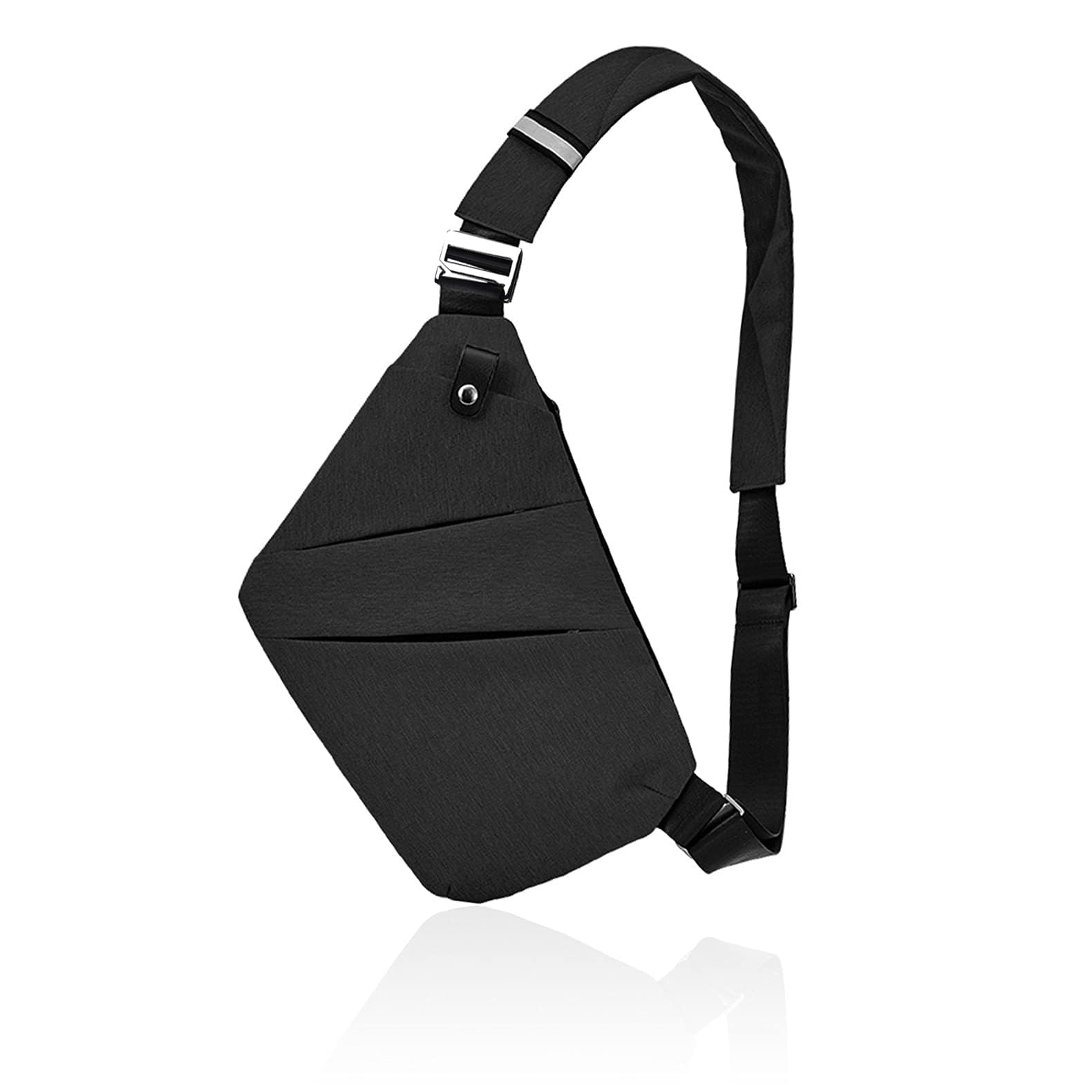 🎒🔒 Fibrdoo Brusttasche - Anti-Diebstahl Sling Bag für Herren und Damen Angebot bei HelloDeals
