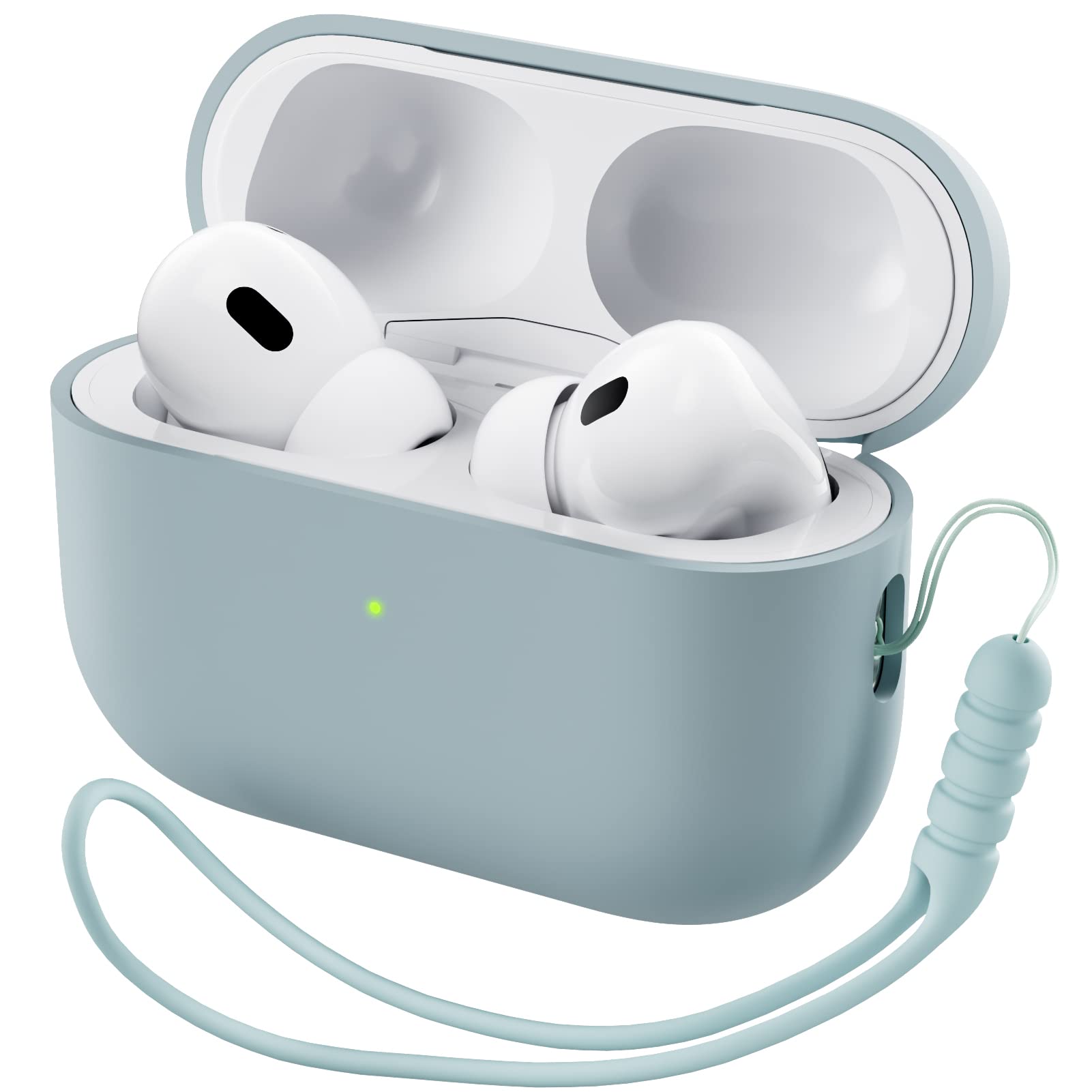 ORNARTO AirPods Pro 2 Hülle 2022 🎧 Schützende Silikon Hülle - Agavengrün Angebot bei HelloDeals