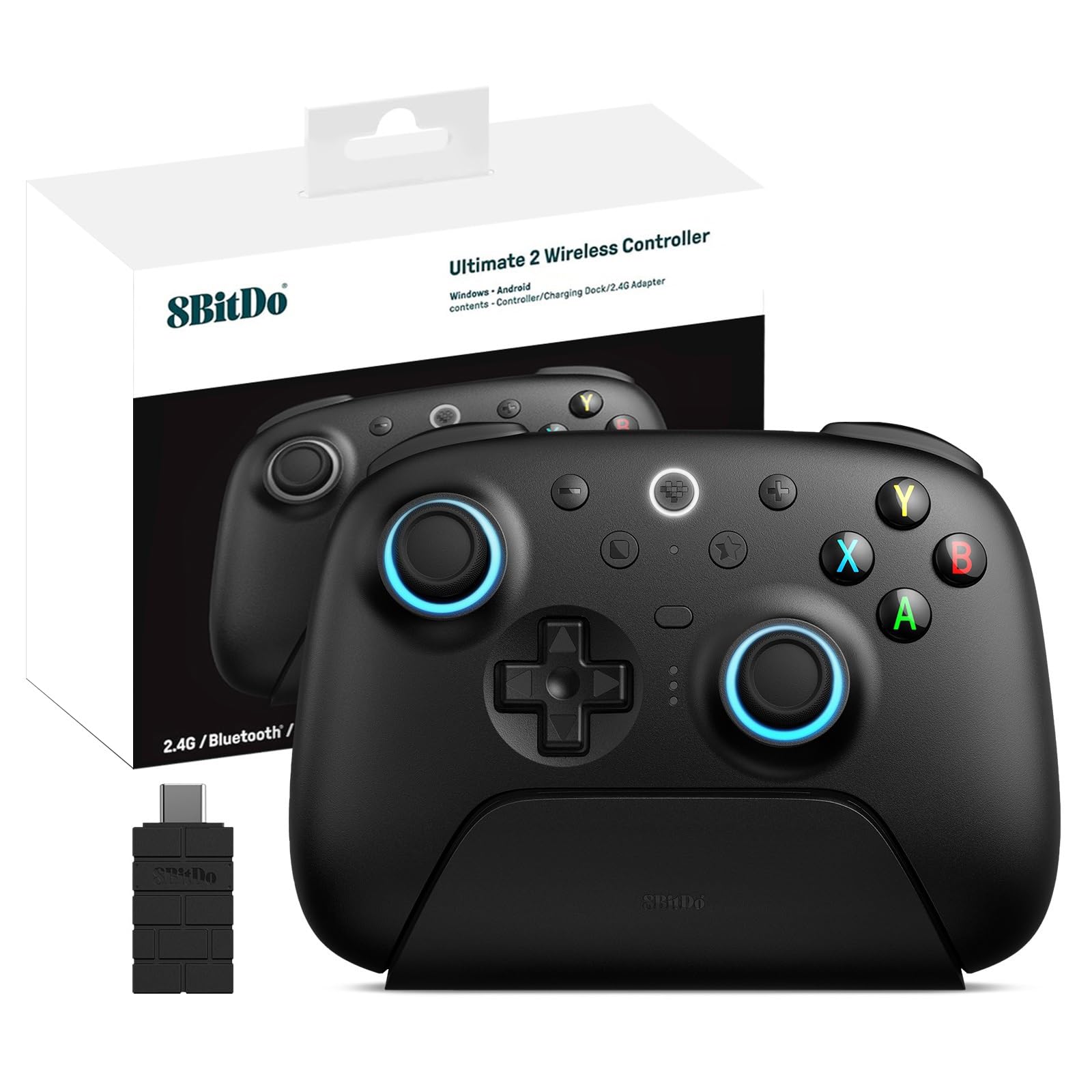 8Bitdo Ultimate 2 Kabelloser 2.4G Controller für PC&Android 🎮 Angebot bei HelloDeals