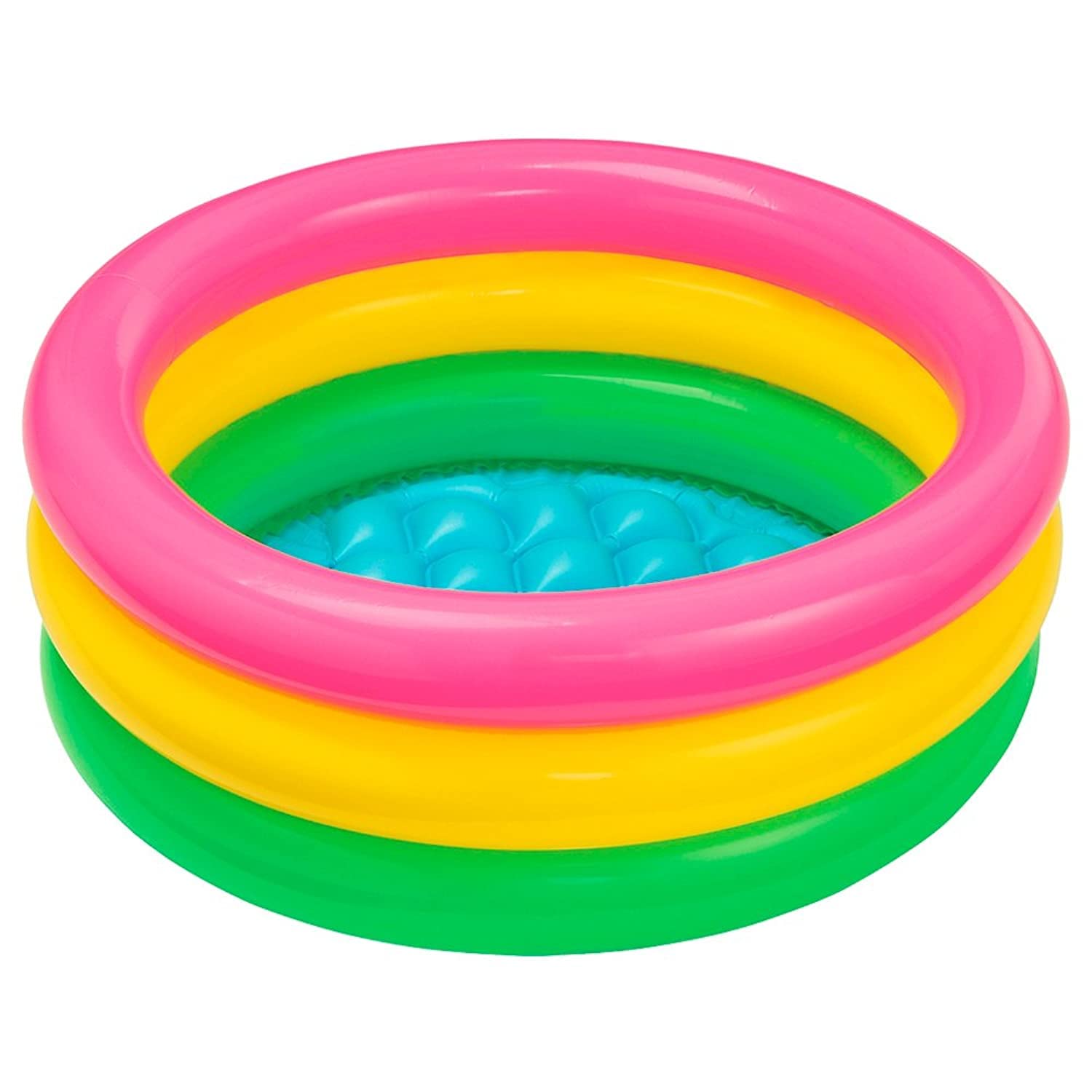 🌊🌞 Intex Aufblasbares Planschbecken mit 3 Ringen 61 x 22 cm 🏊‍♂️💦 Angebot bei HelloDeals