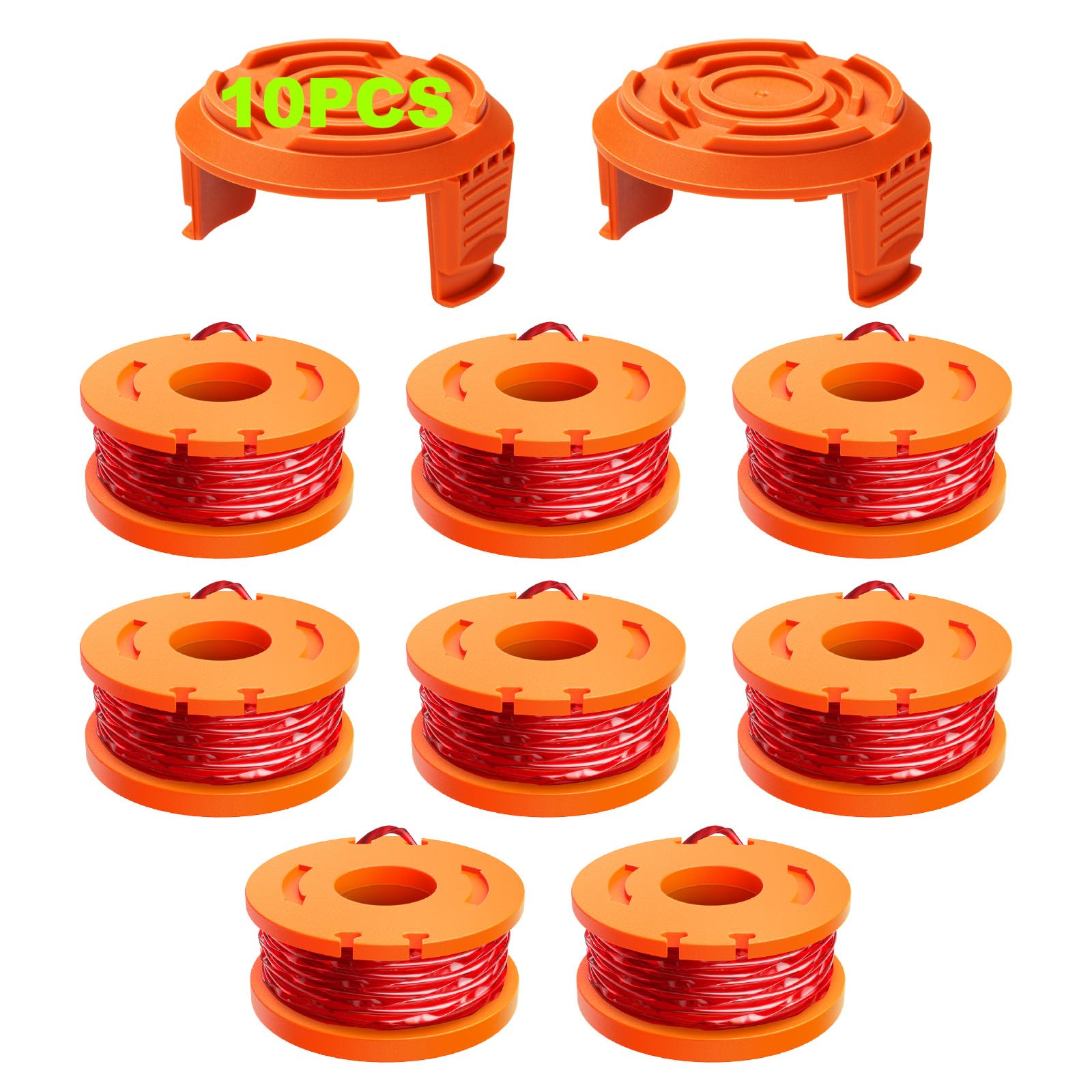 🌿🪓 10 Päckchen Ersatz Rasentrimmer Spule für Worx Rasentrimmer 🌱🔧 Angebot bei HelloDeals
