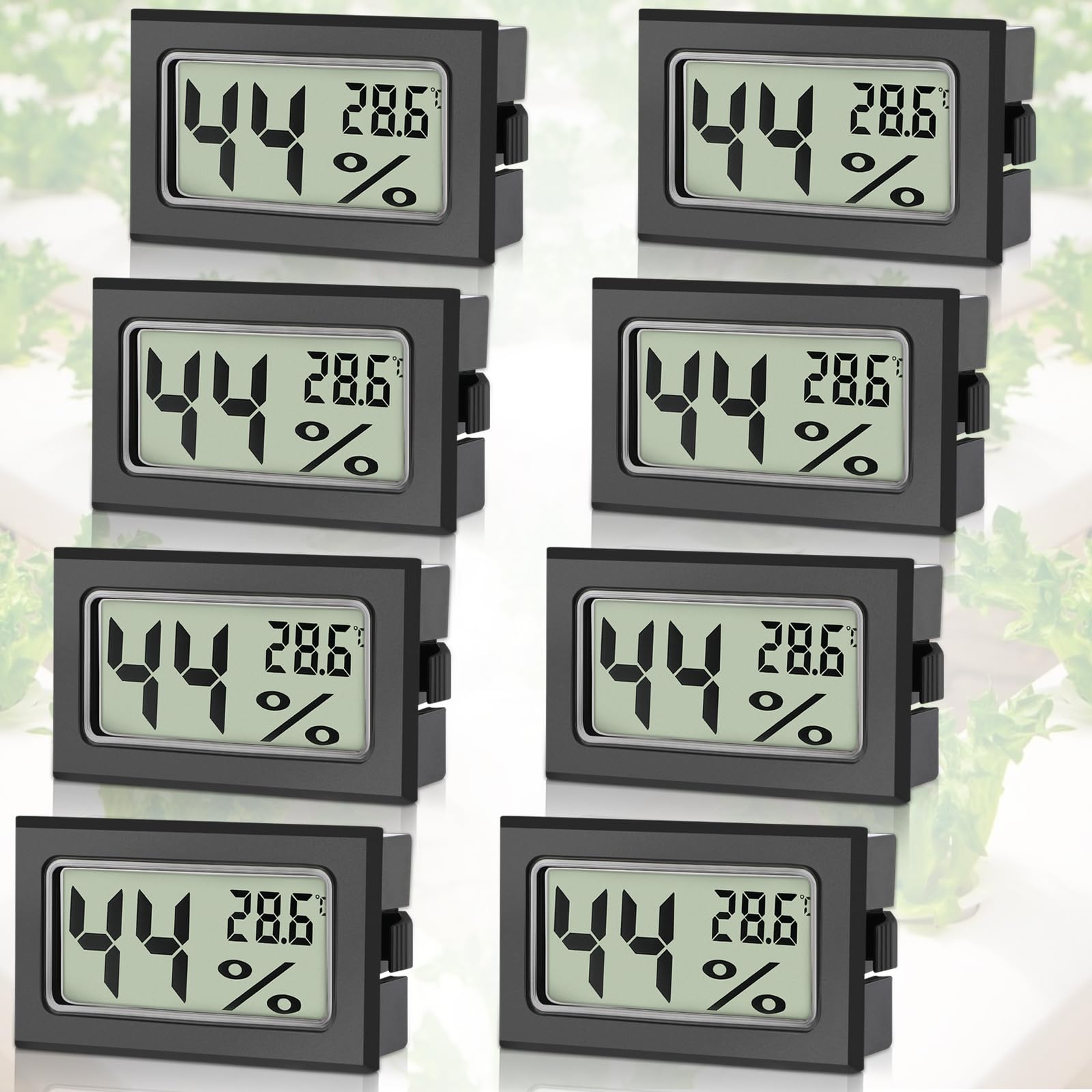 🌡️ Sprifityy 8 Stück Mini Hygrometer Digital - Sonderangebot! Angebot bei HelloDeals