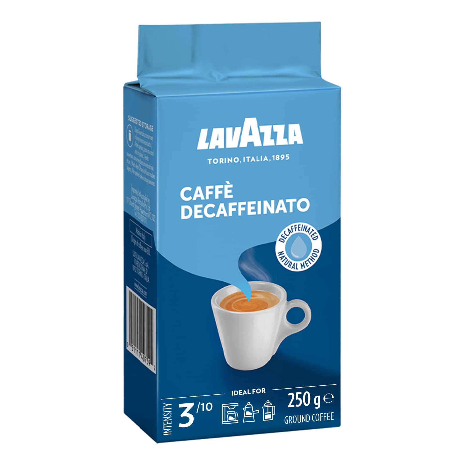 Angebot: Lavazza Gemahlener Kaffee - Caffè Crema Decaffeinato, 1er Pack (1 x 250g) 🌿☕ Angebot bei HelloDeals