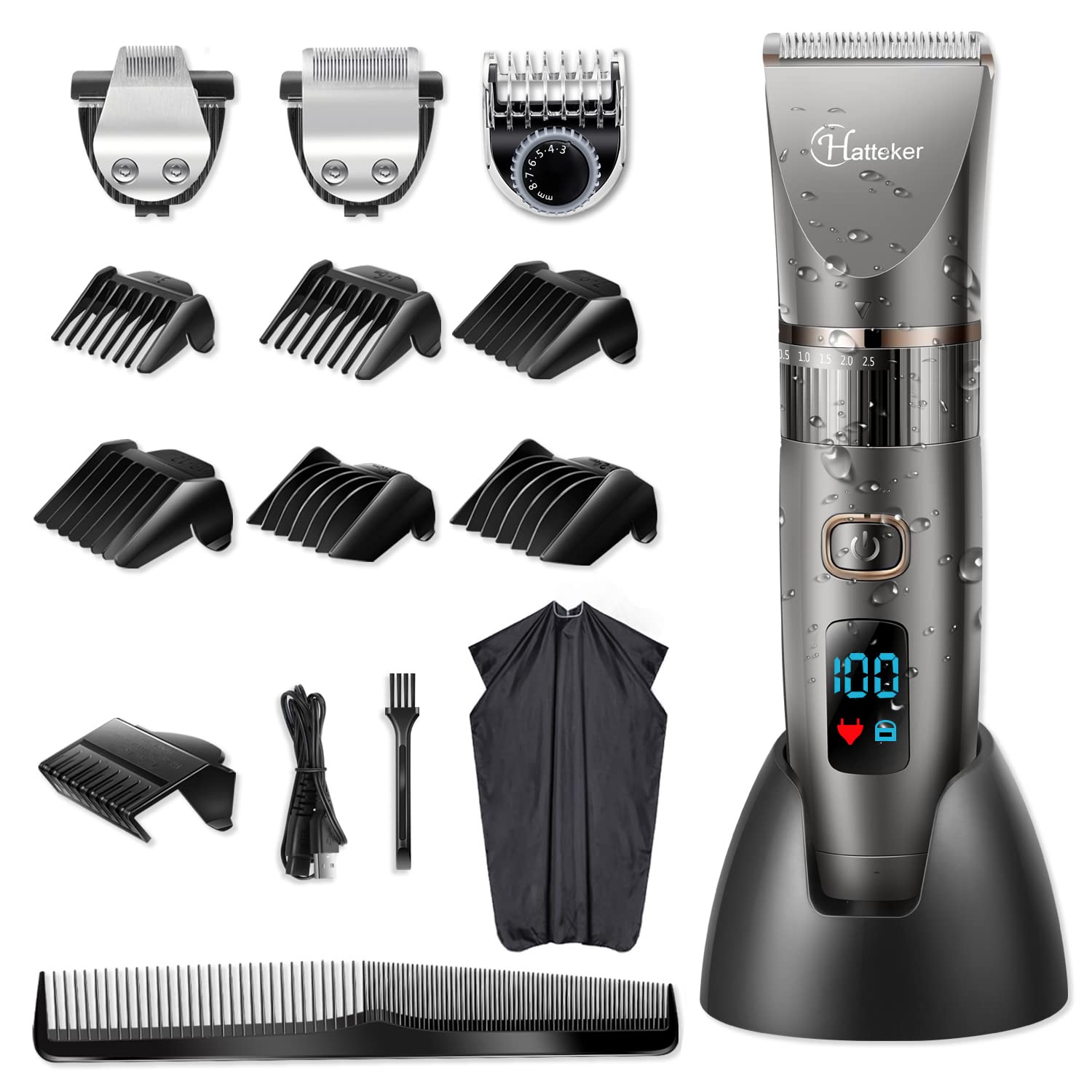 🧔🏻‍♂️🪒 Hatteker Haarschneidemaschine - Profi 3-in-1 Haarschneider für Herren Angebot bei HelloDeals