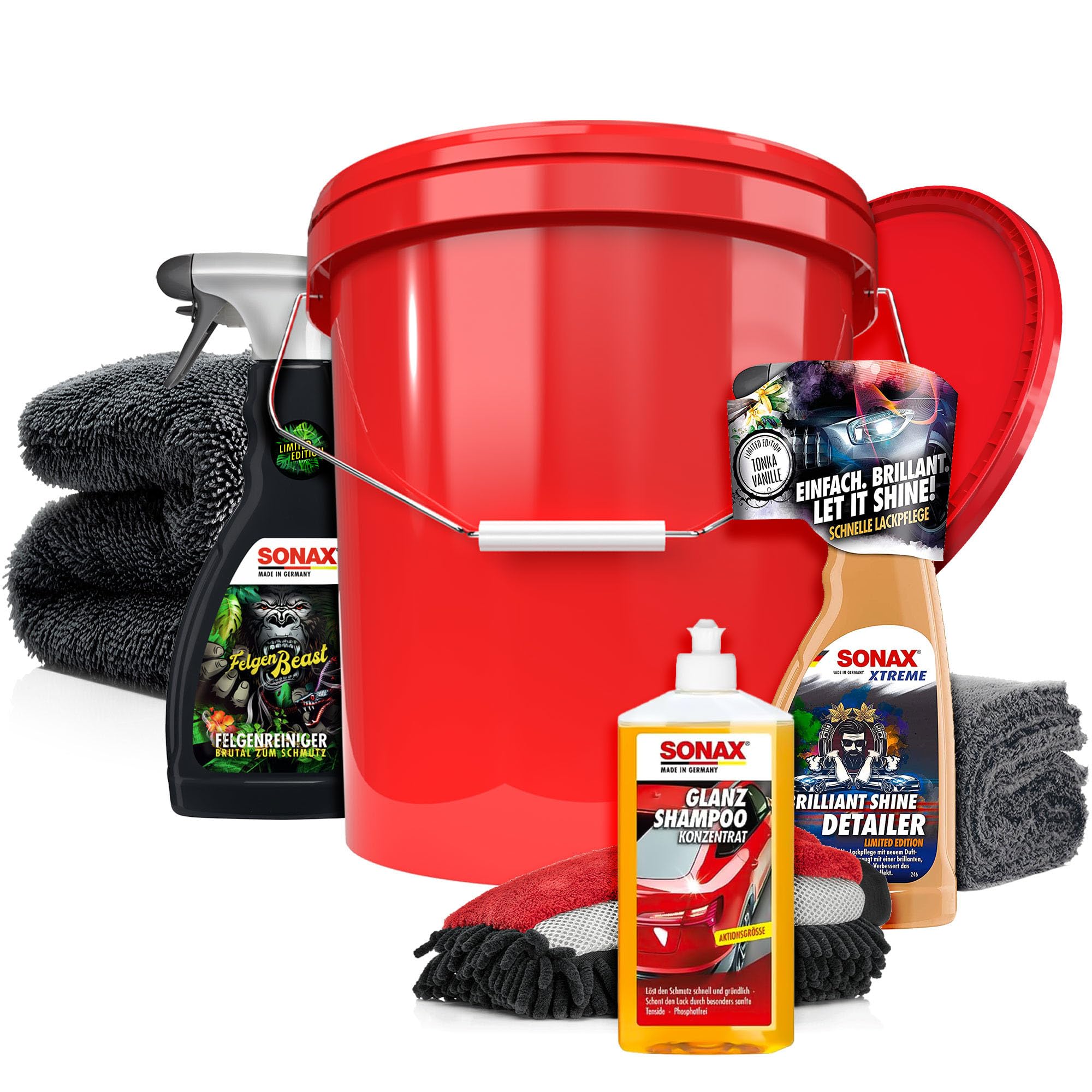 Autowäsche Set - SONAX & Detailmate Deluxe 🚗✨ Angebot bei HelloDeals