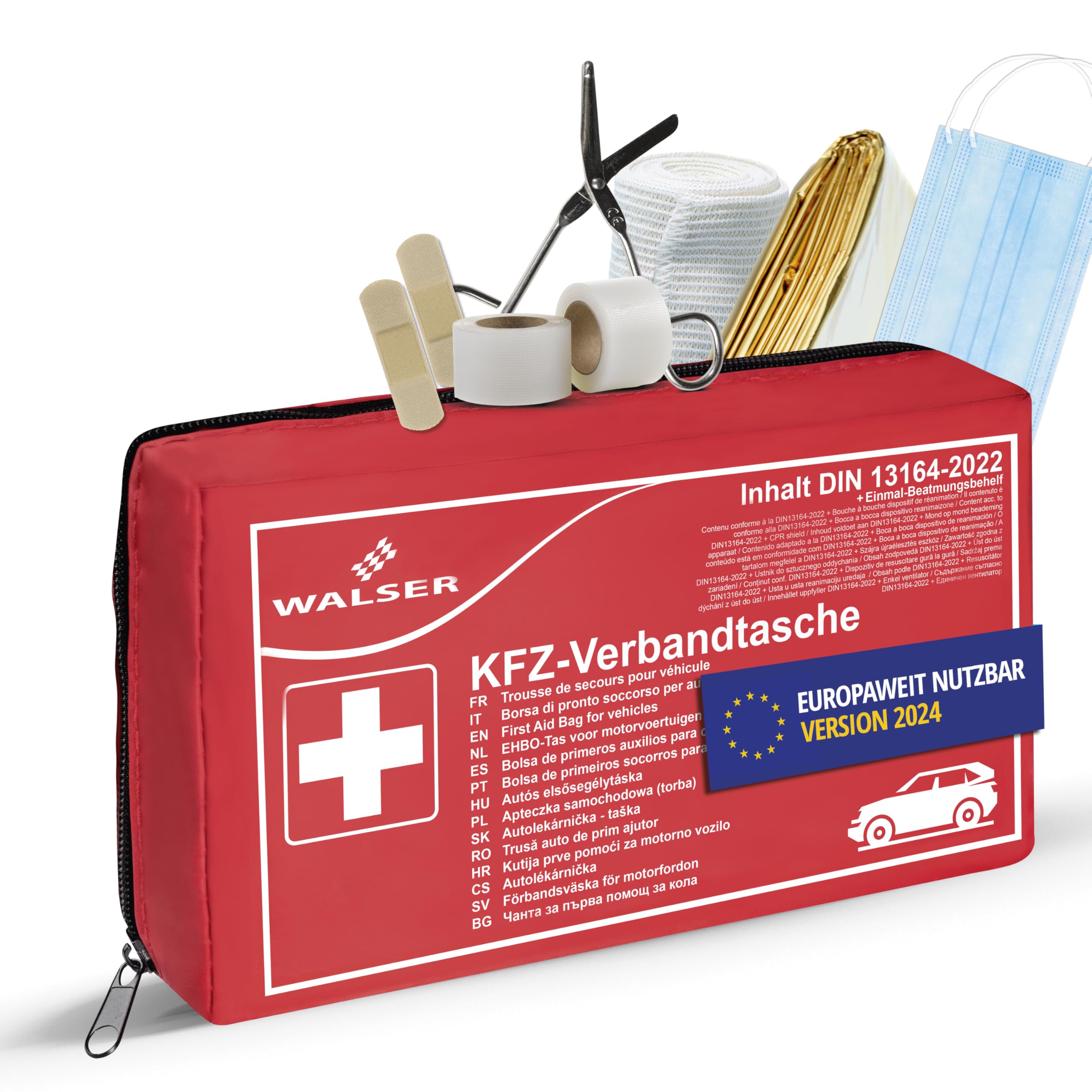 Walser Erste Hilfe Set Auto 🚑 Verbandskasten 2024 - Sicherheit an erster Stelle! Angebot bei HelloDeals